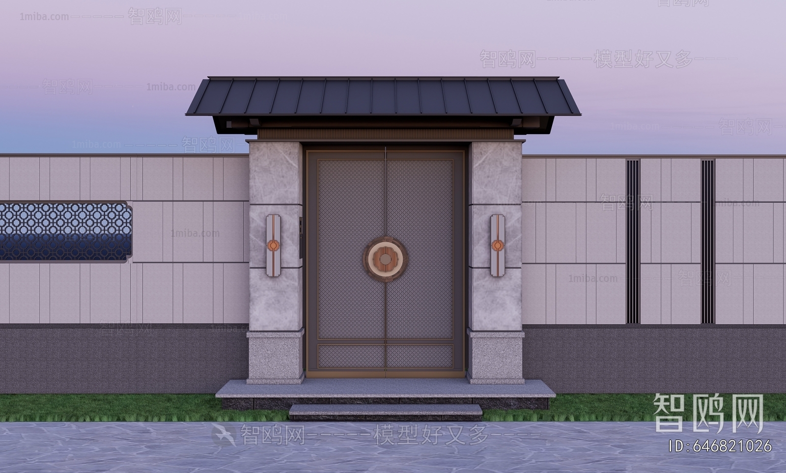 New Chinese Style Gate