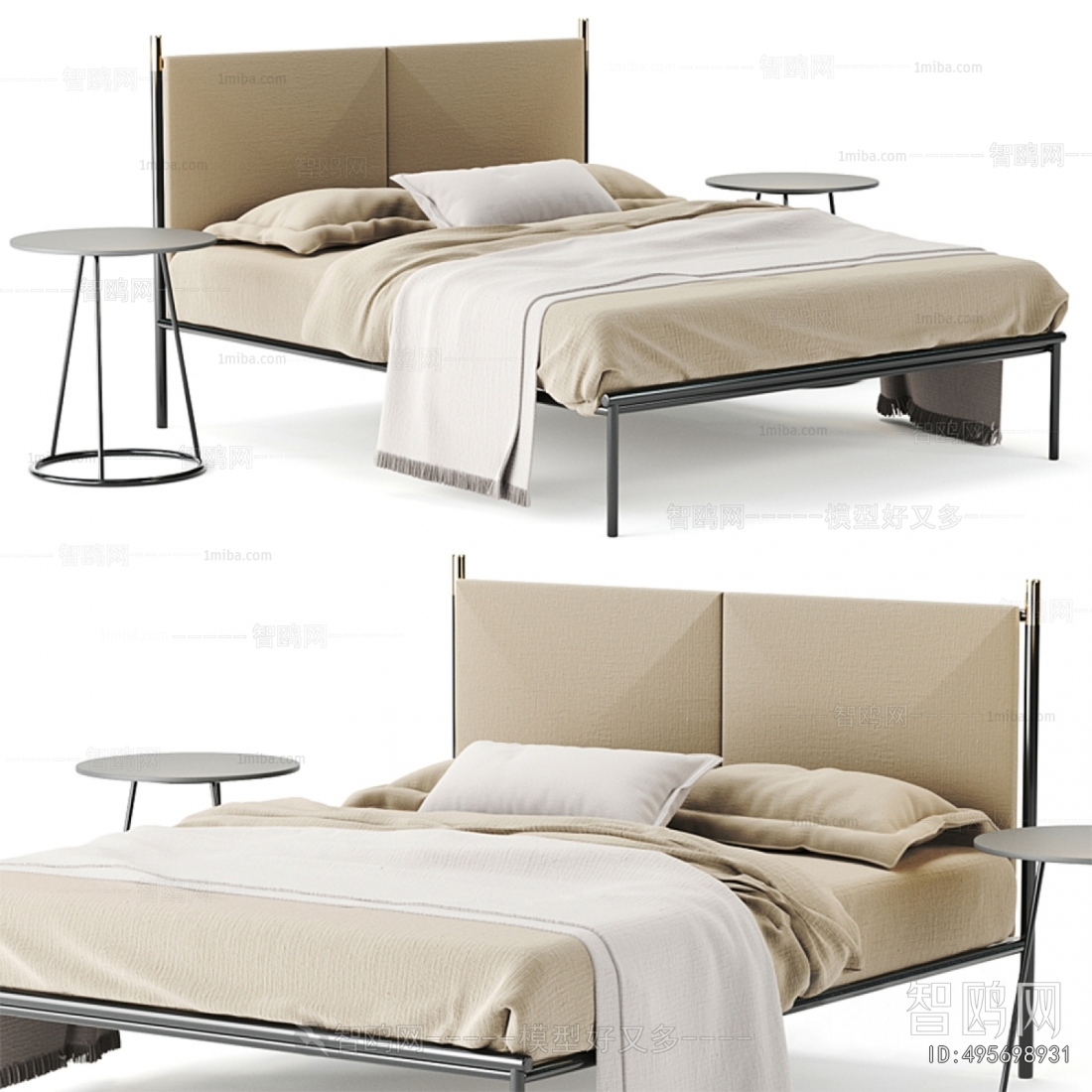 Nordic Style Double Bed