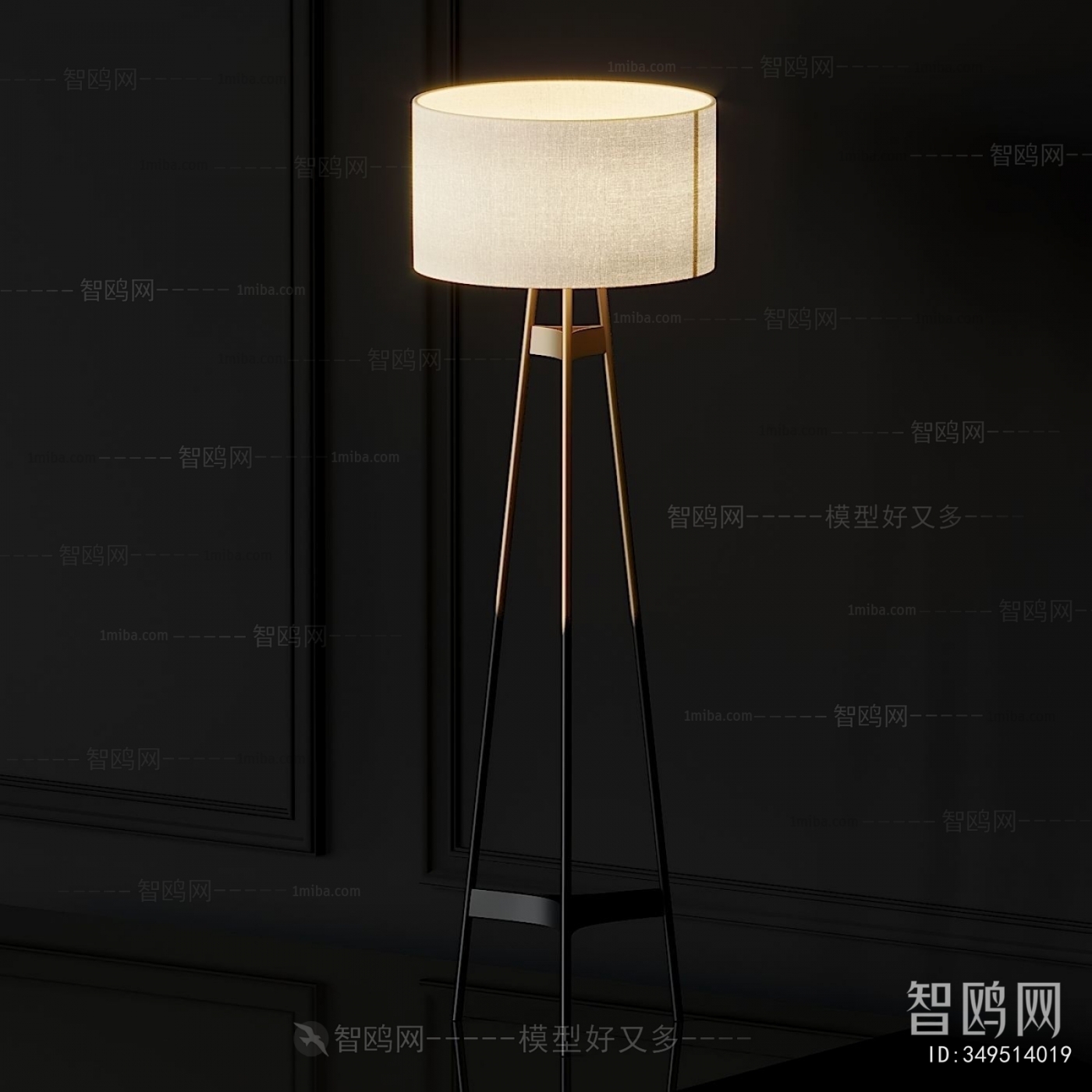 New Chinese Style Floor Lamp