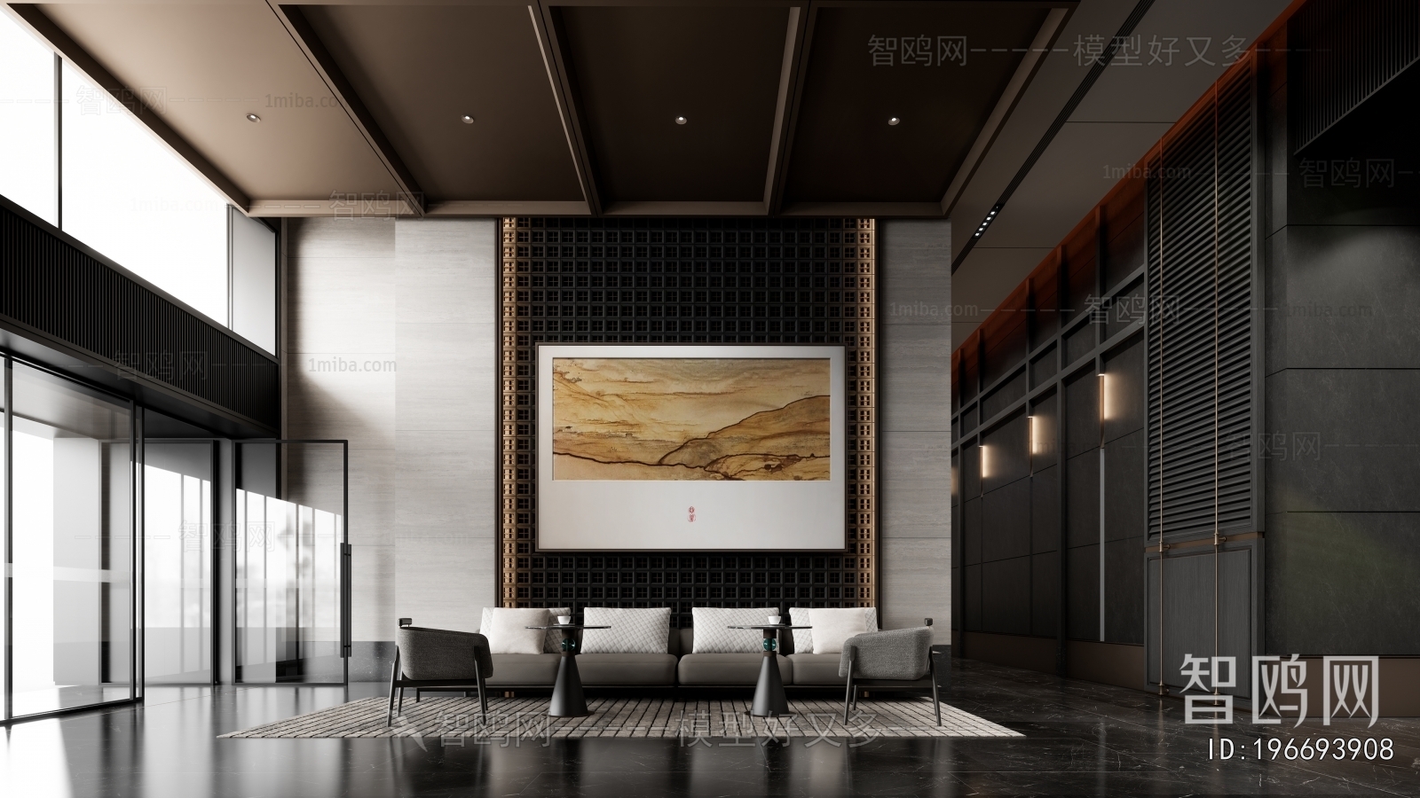 New Chinese Style Lobby Hall