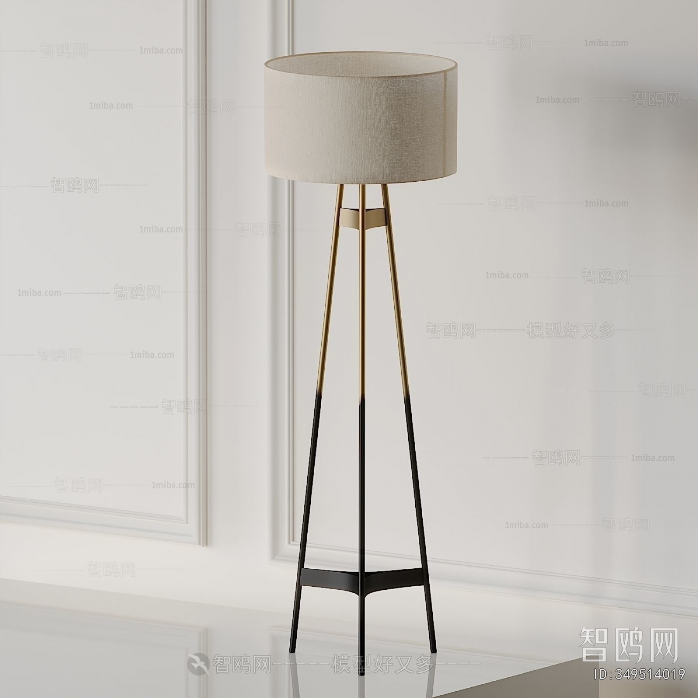 New Chinese Style Floor Lamp