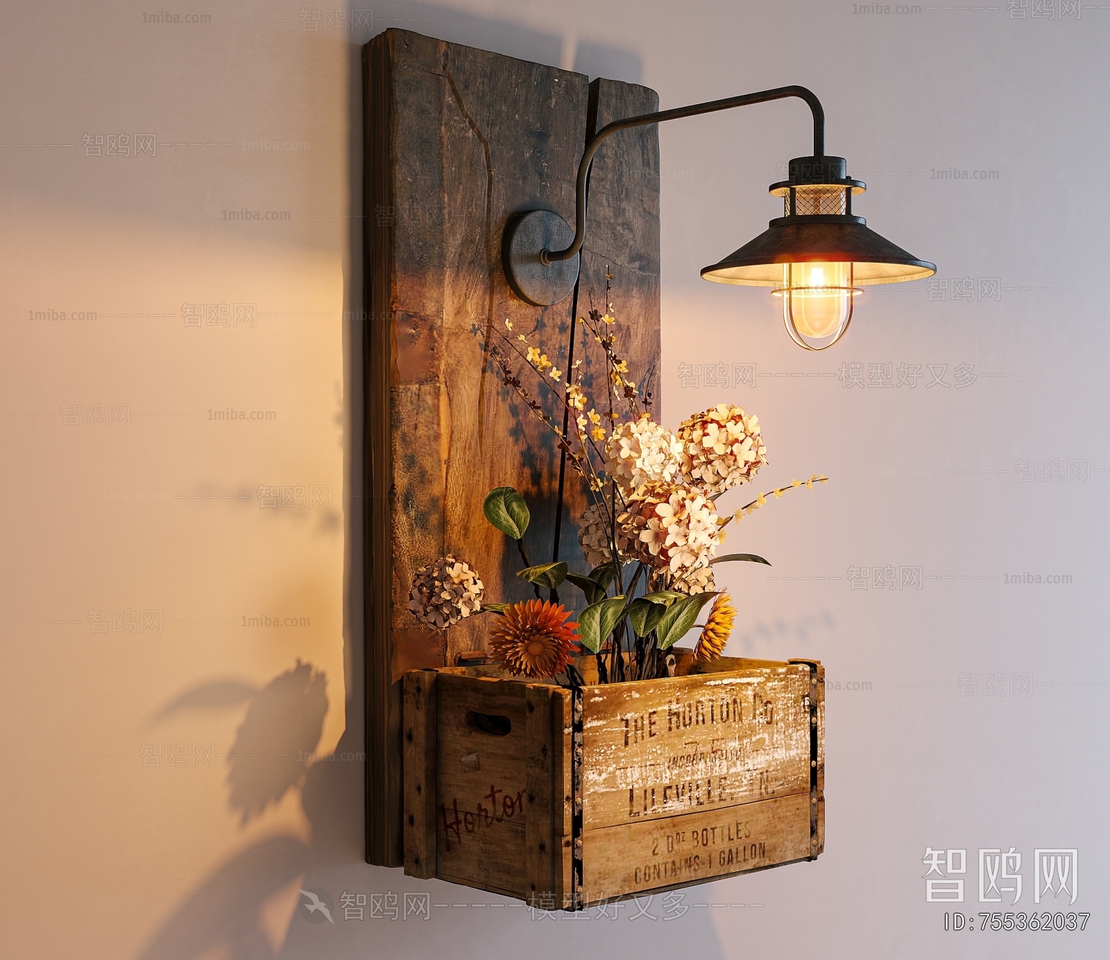 Wabi-sabi Style Wall Lamp