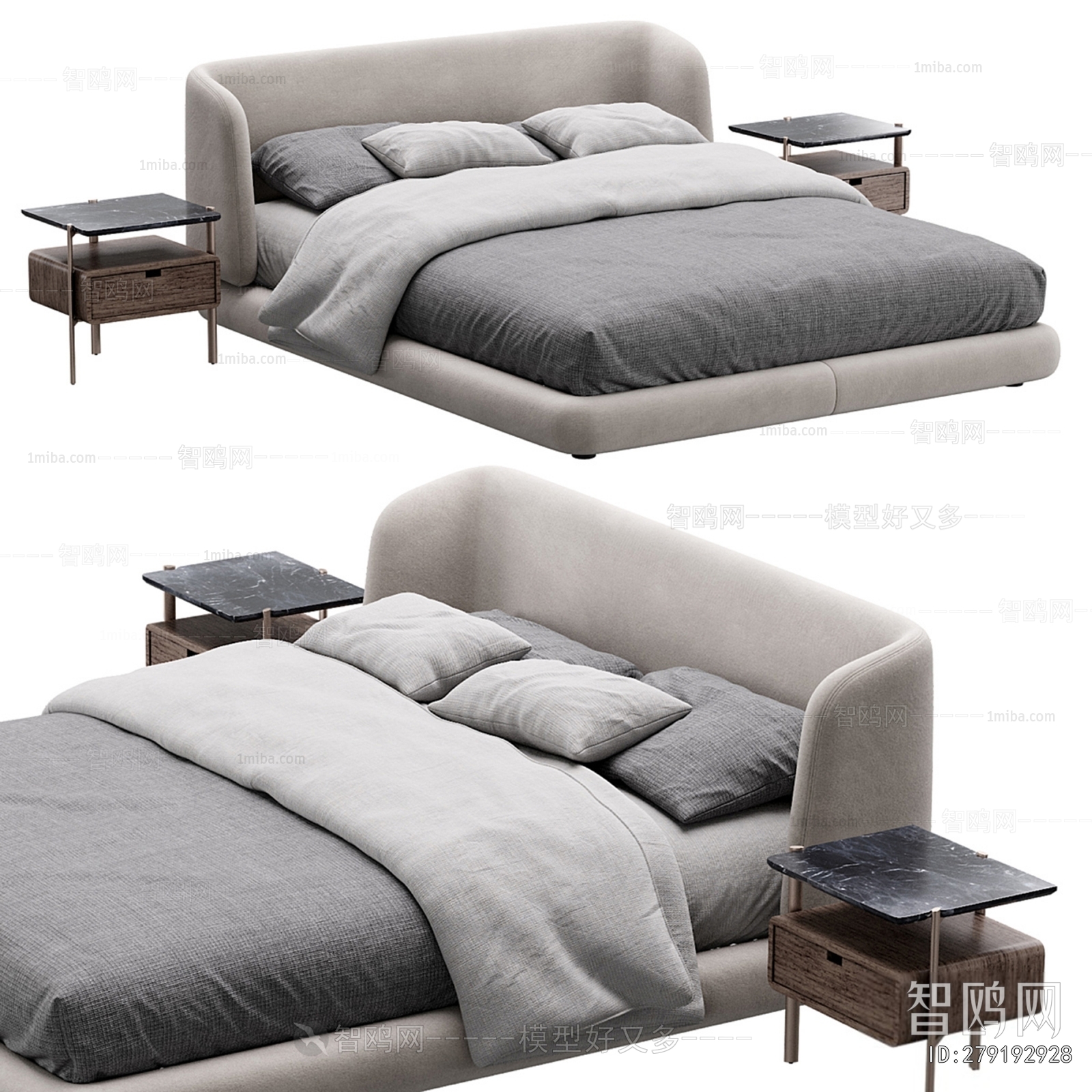 Modern Double Bed