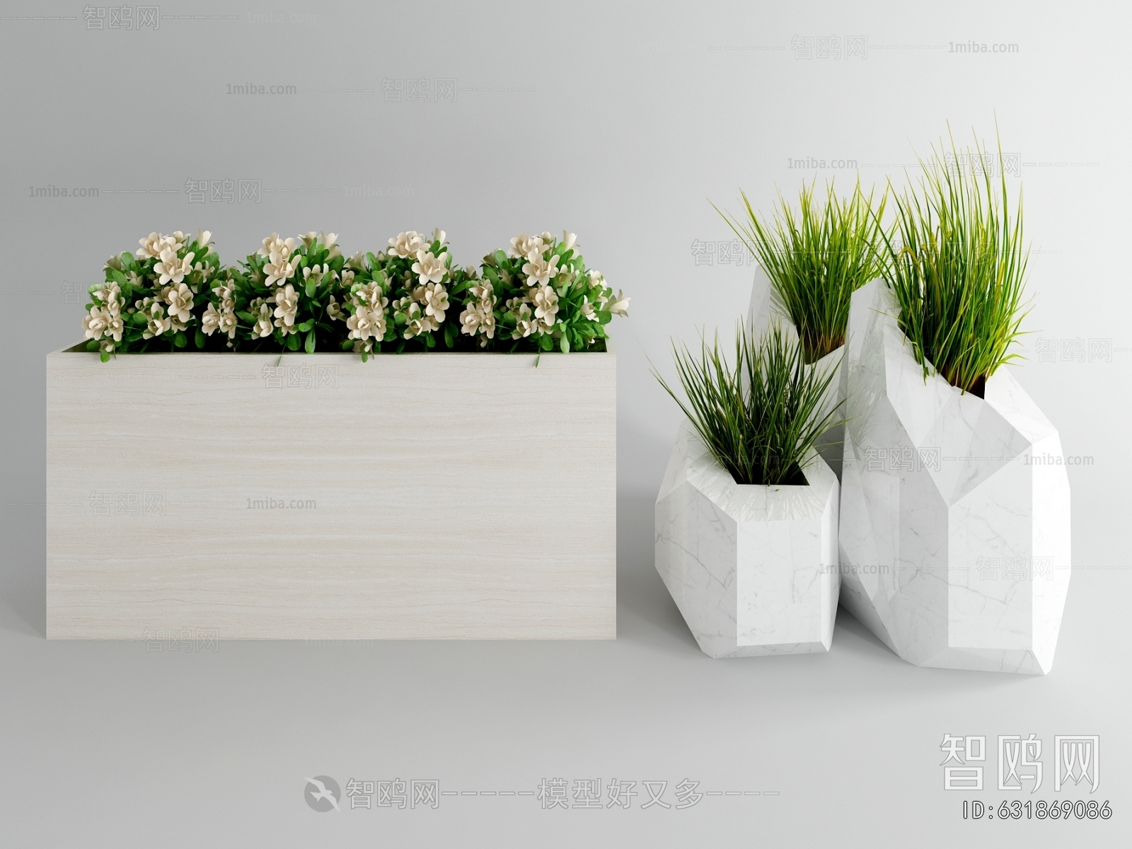 Modern Flower Bed, Flower Bowl, Flower Box