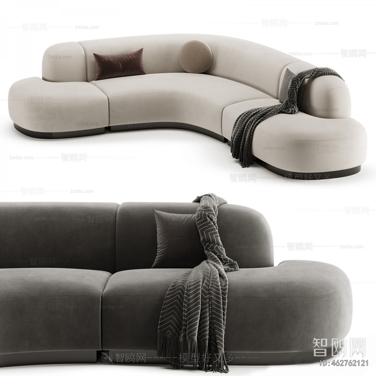 Modern Curved Sofa