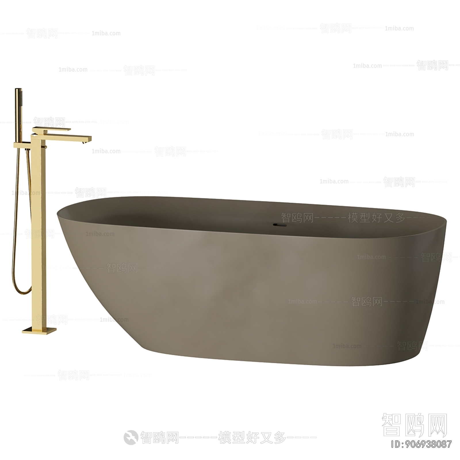 Wabi-sabi Style Bathtub