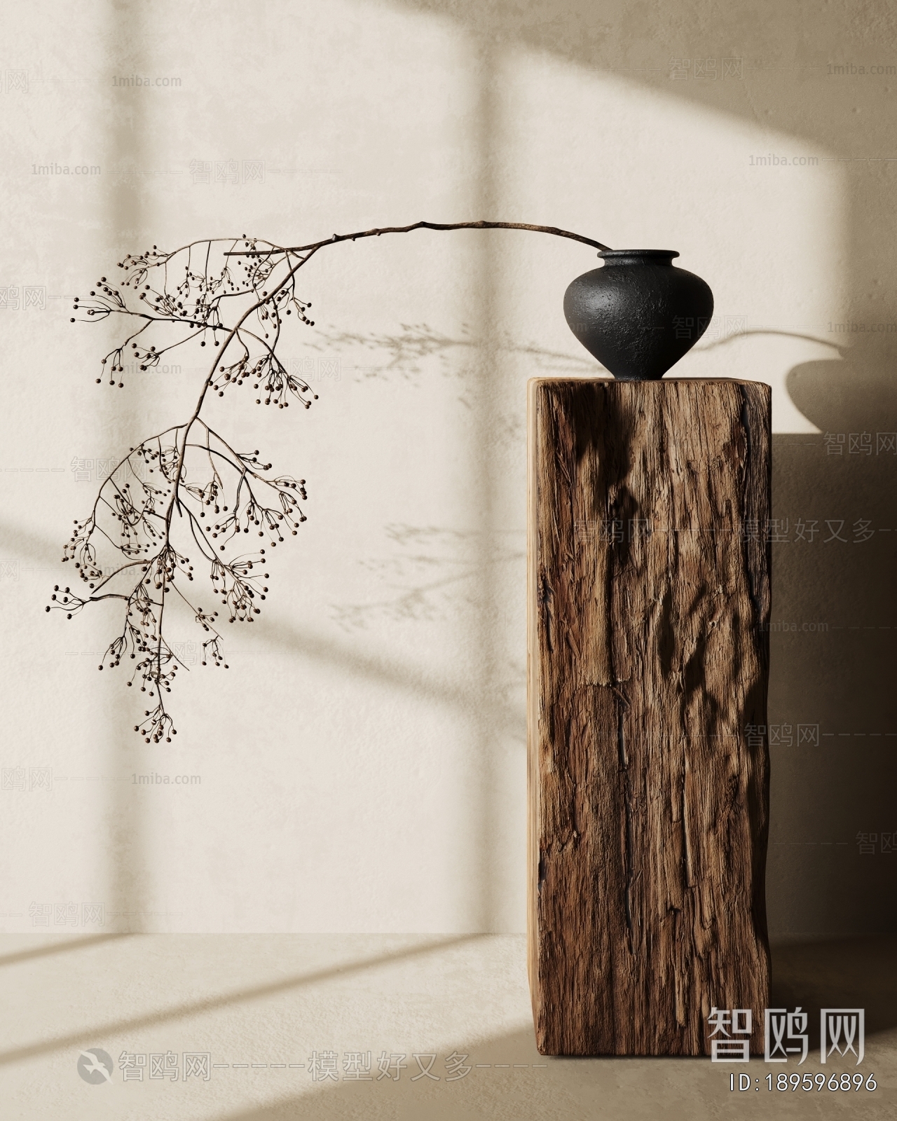 Wabi-sabi Style Dried Branch