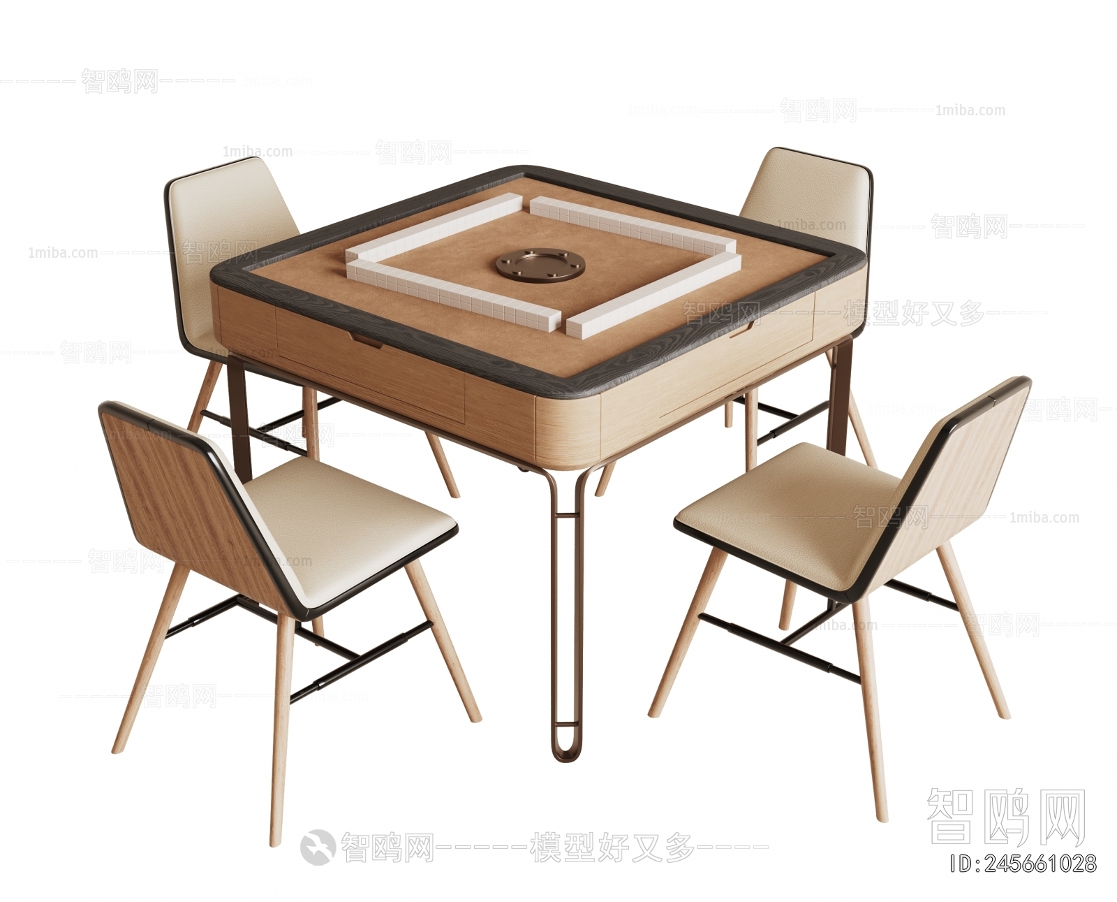 Modern Mahjong Tables And Chairs