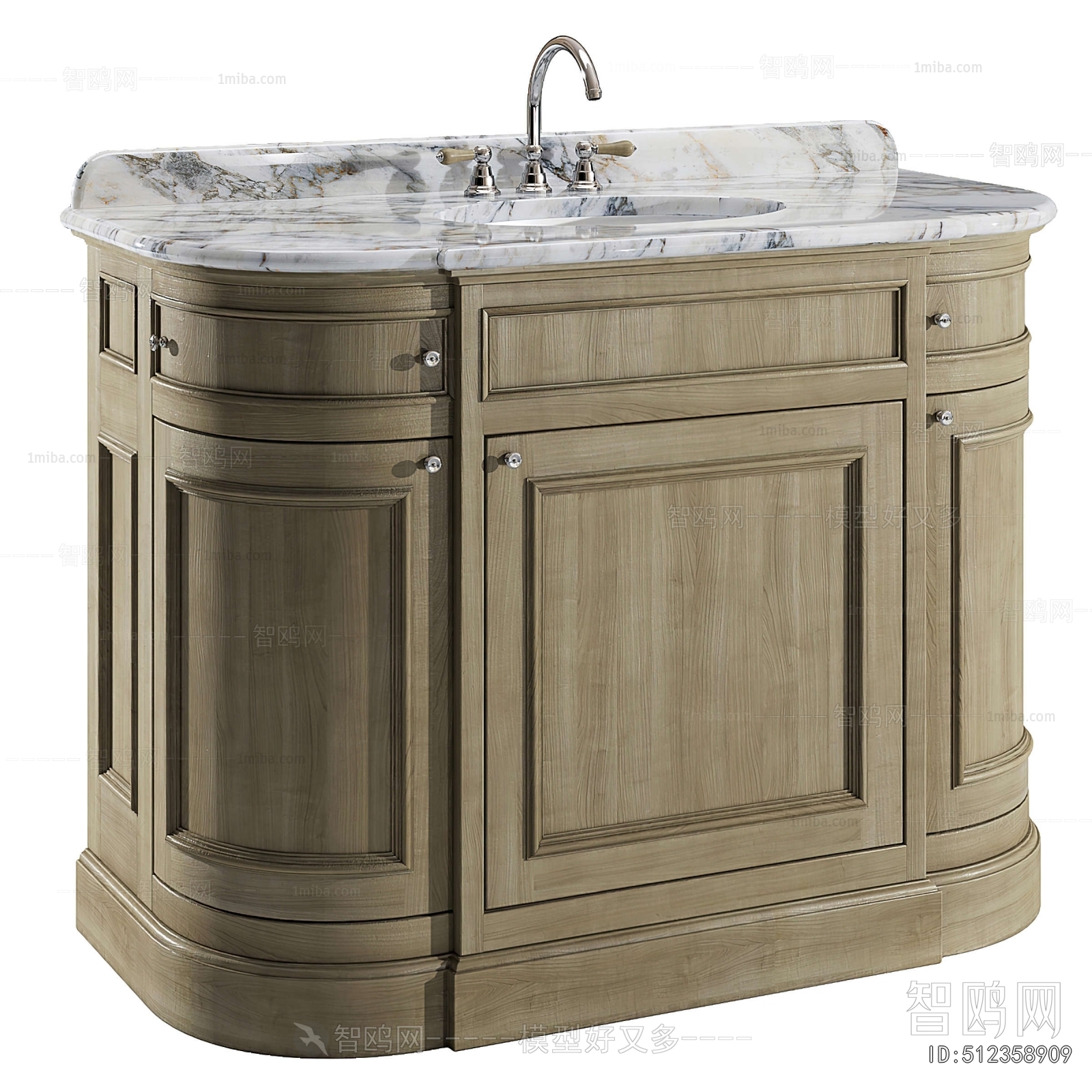 European Style Bathroom Cabinet