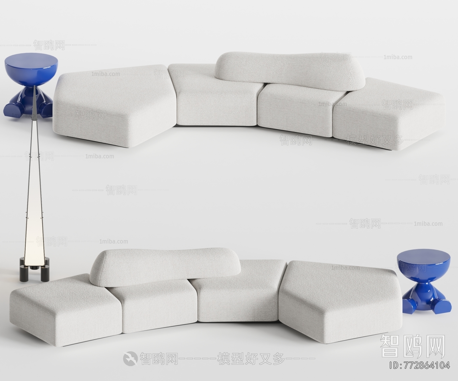 Modern Multi Person Sofa