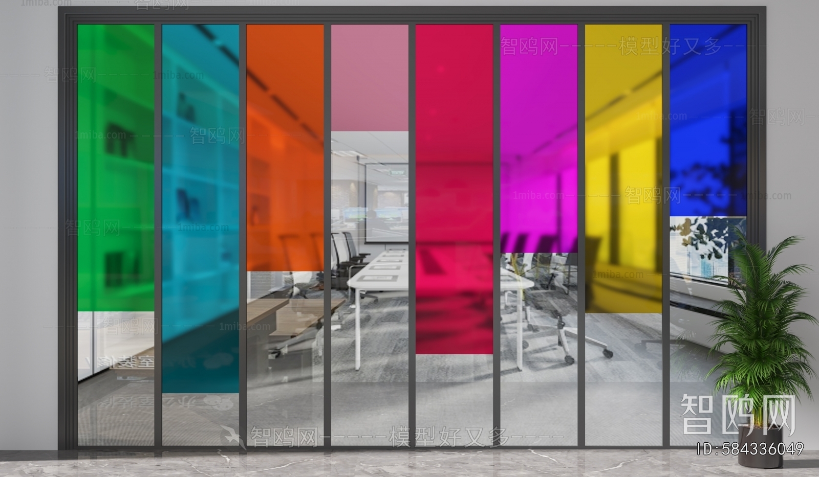 Modern Glass Screen Partition