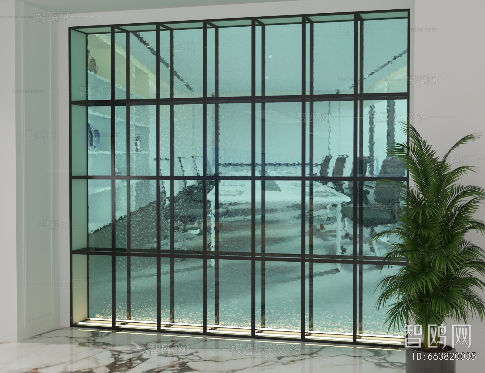 Modern Glass Screen Partition