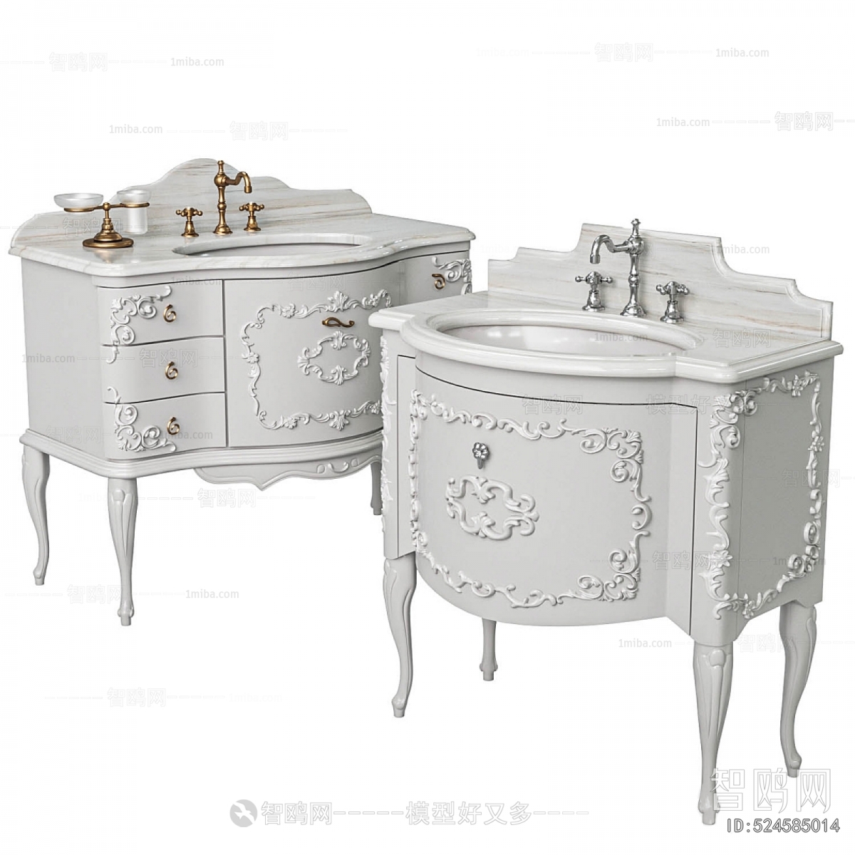 European Style Bathroom Cabinet