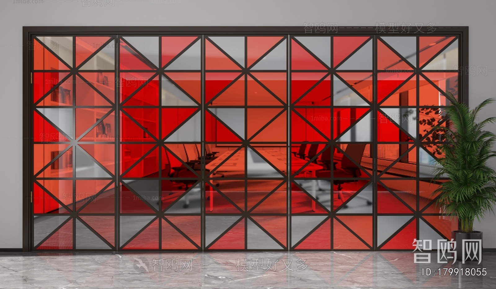 Modern Glass Screen Partition