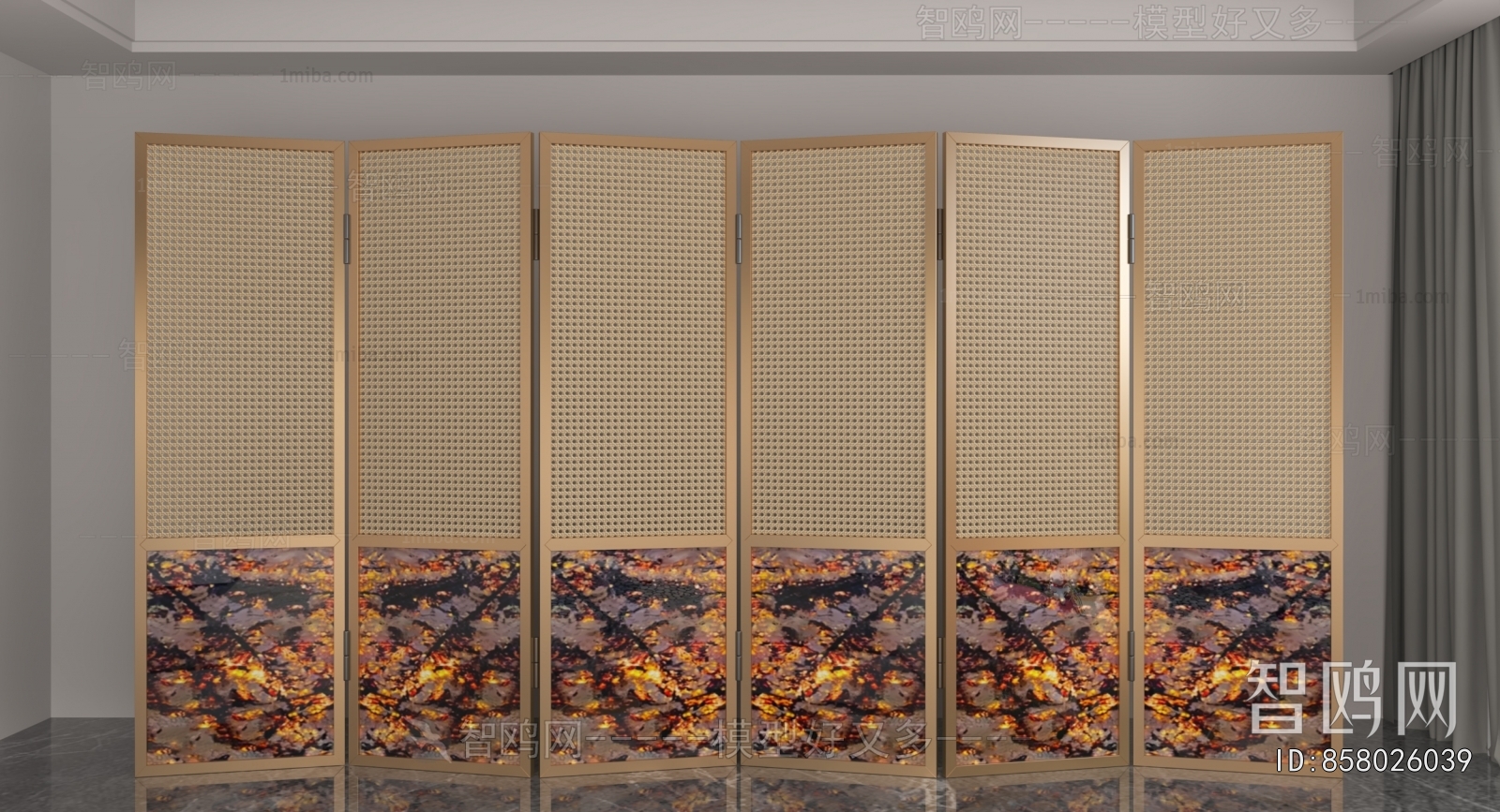 Modern Metal Screen Partition