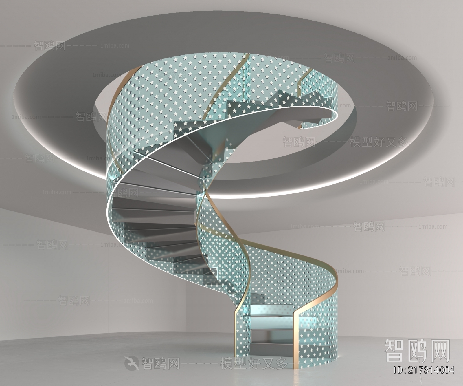 Modern Rotating Staircase