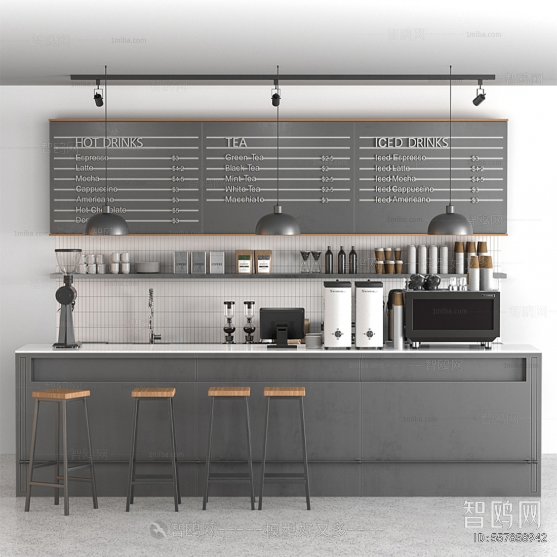 Modern Counter Bar