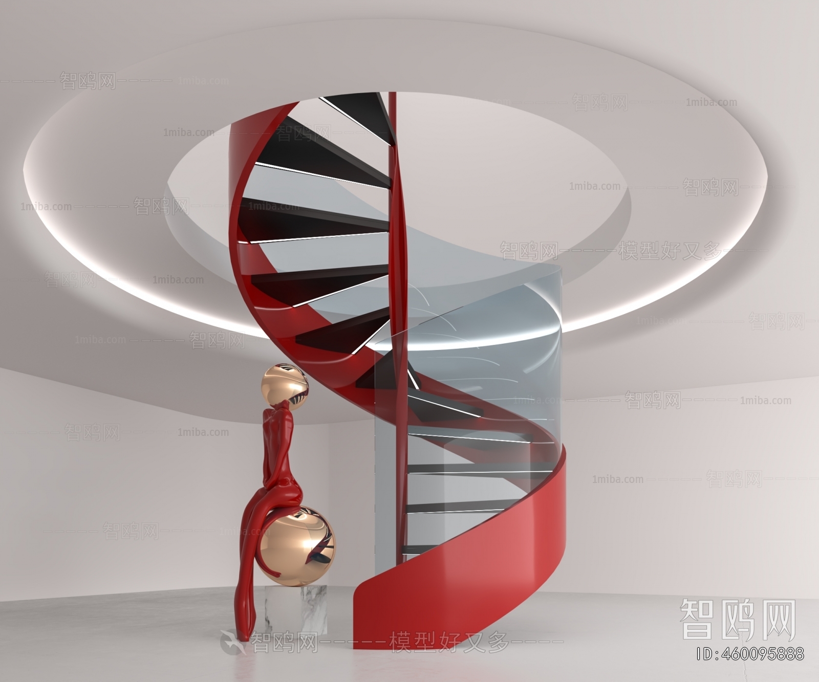 Modern Rotating Staircase