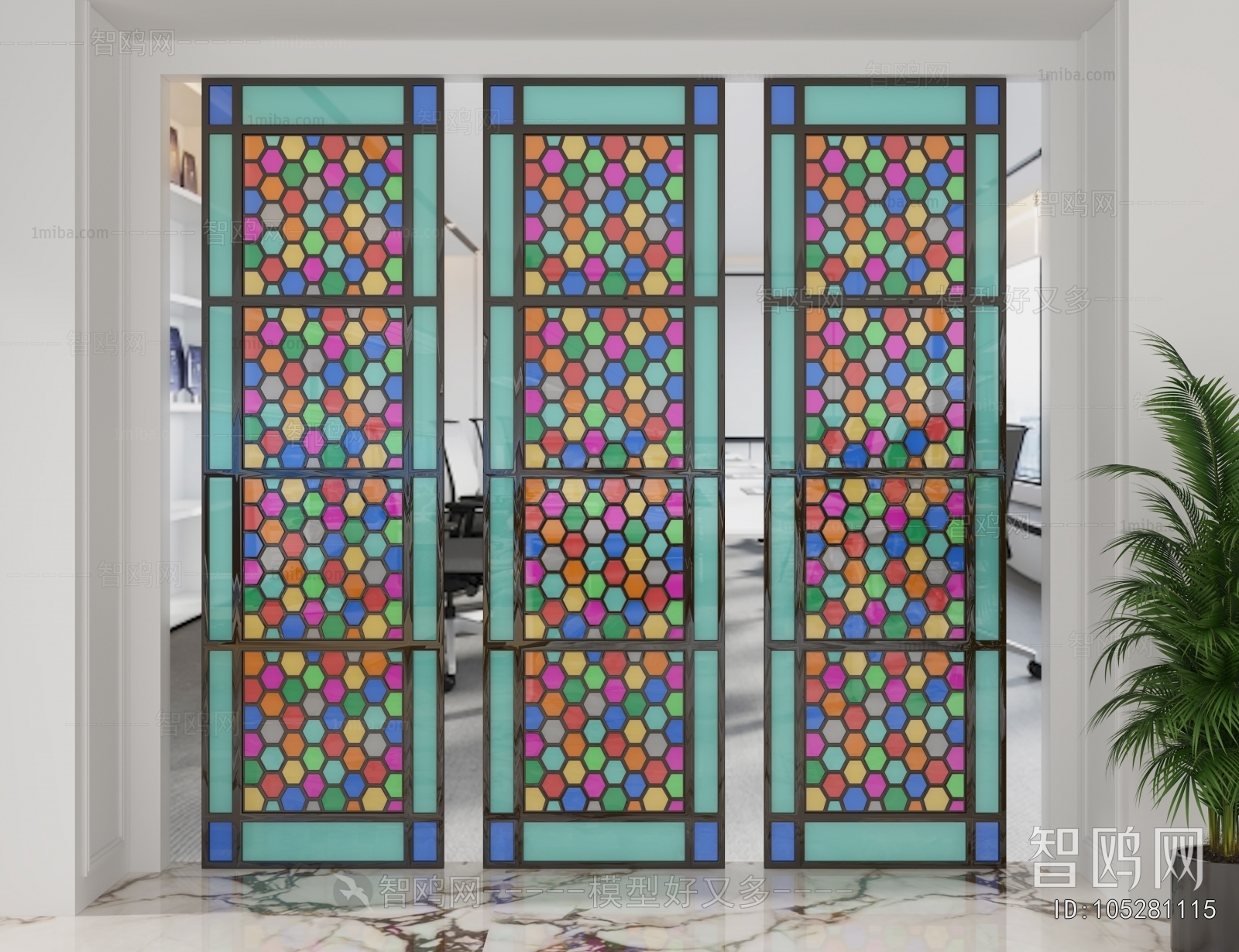 Modern Glass Screen Partition