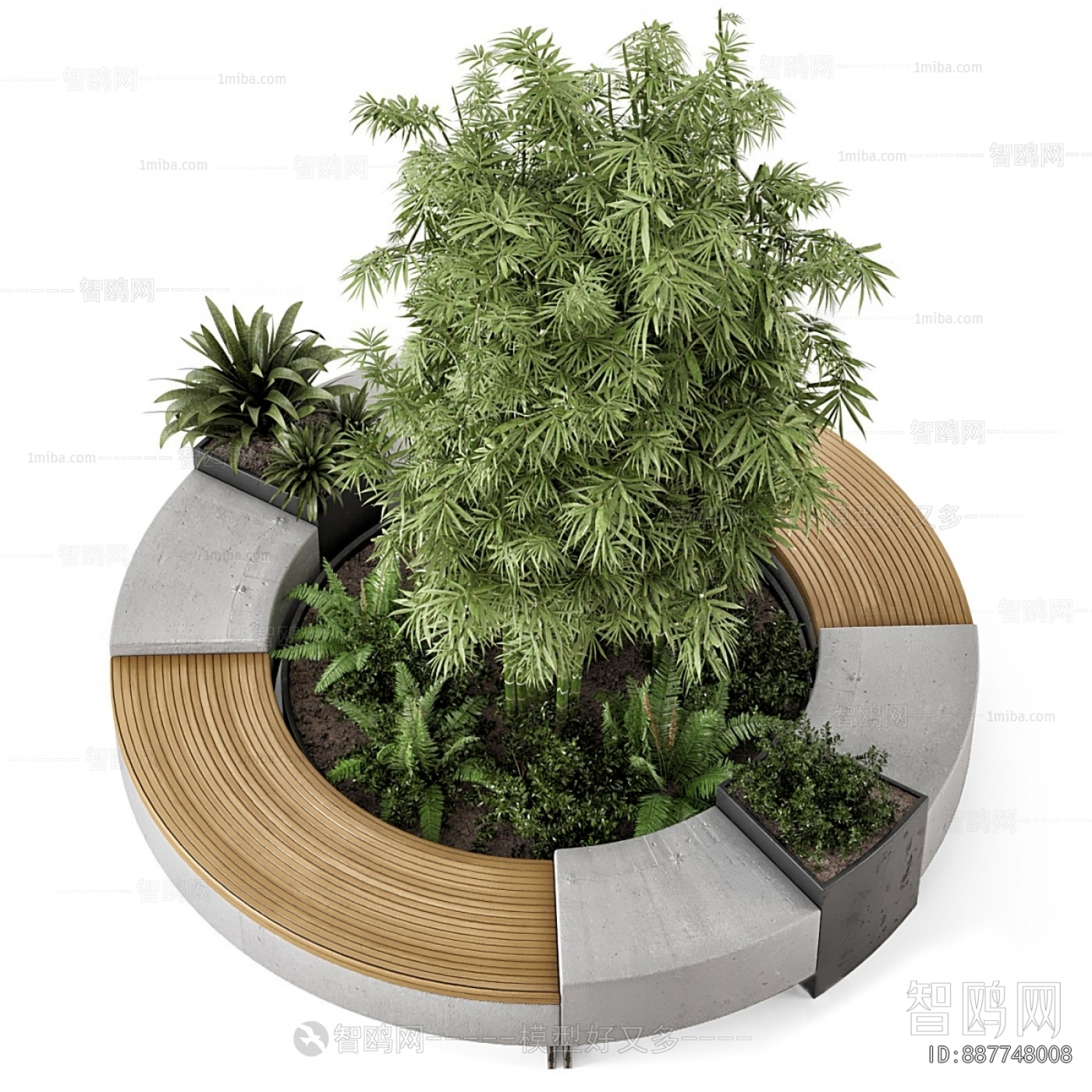 Modern Flower Bed, Flower Bowl, Flower Box