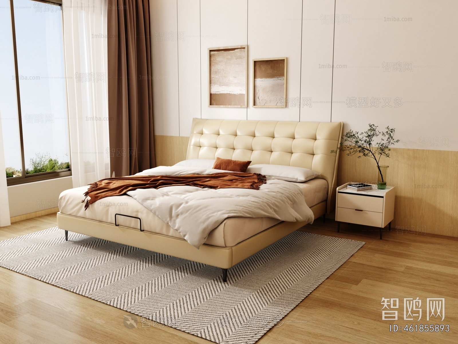 Modern Double Bed