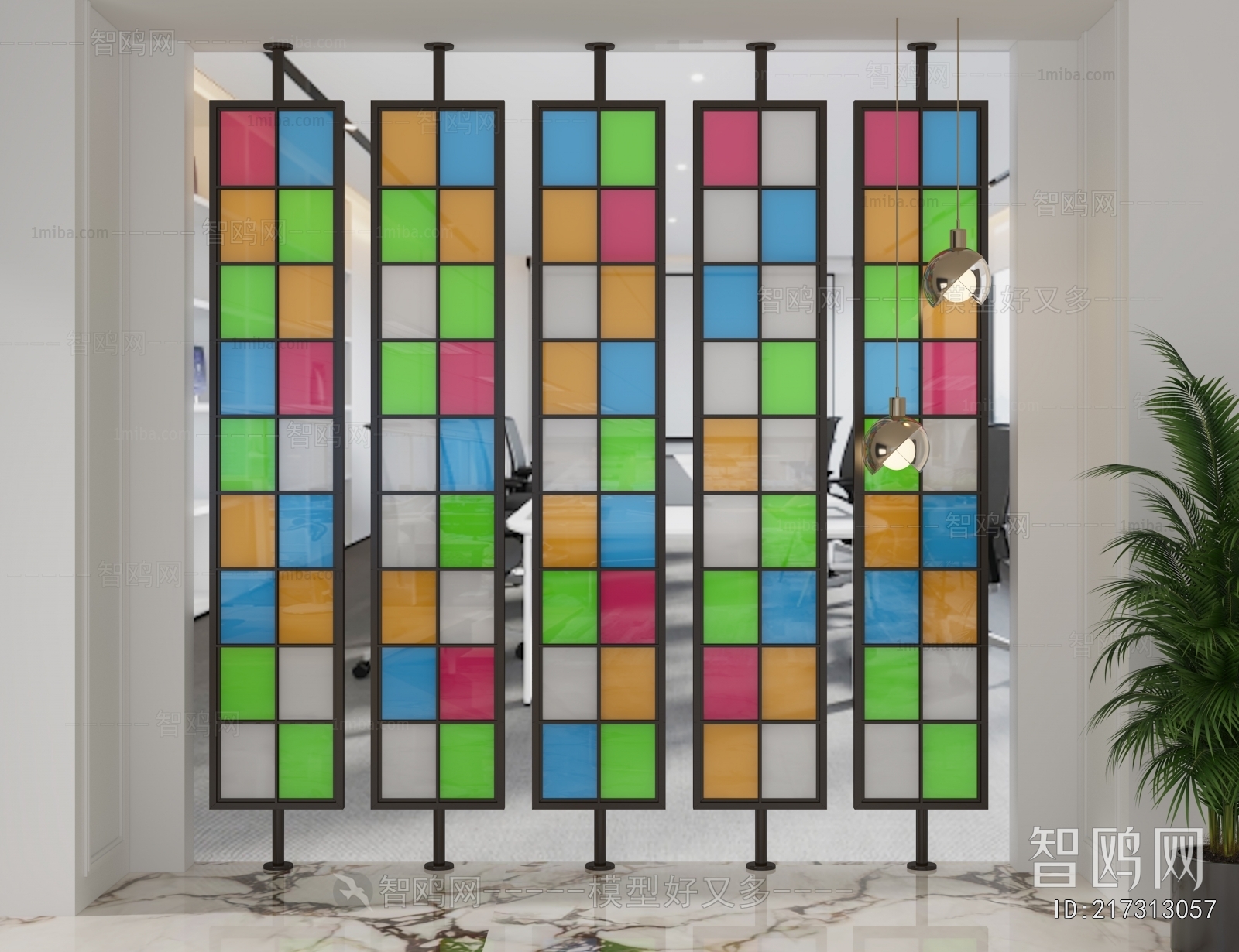 Modern Glass Screen Partition