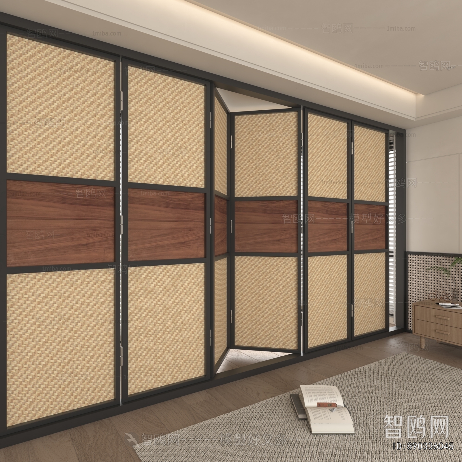 Modern Wooden Screen Partition