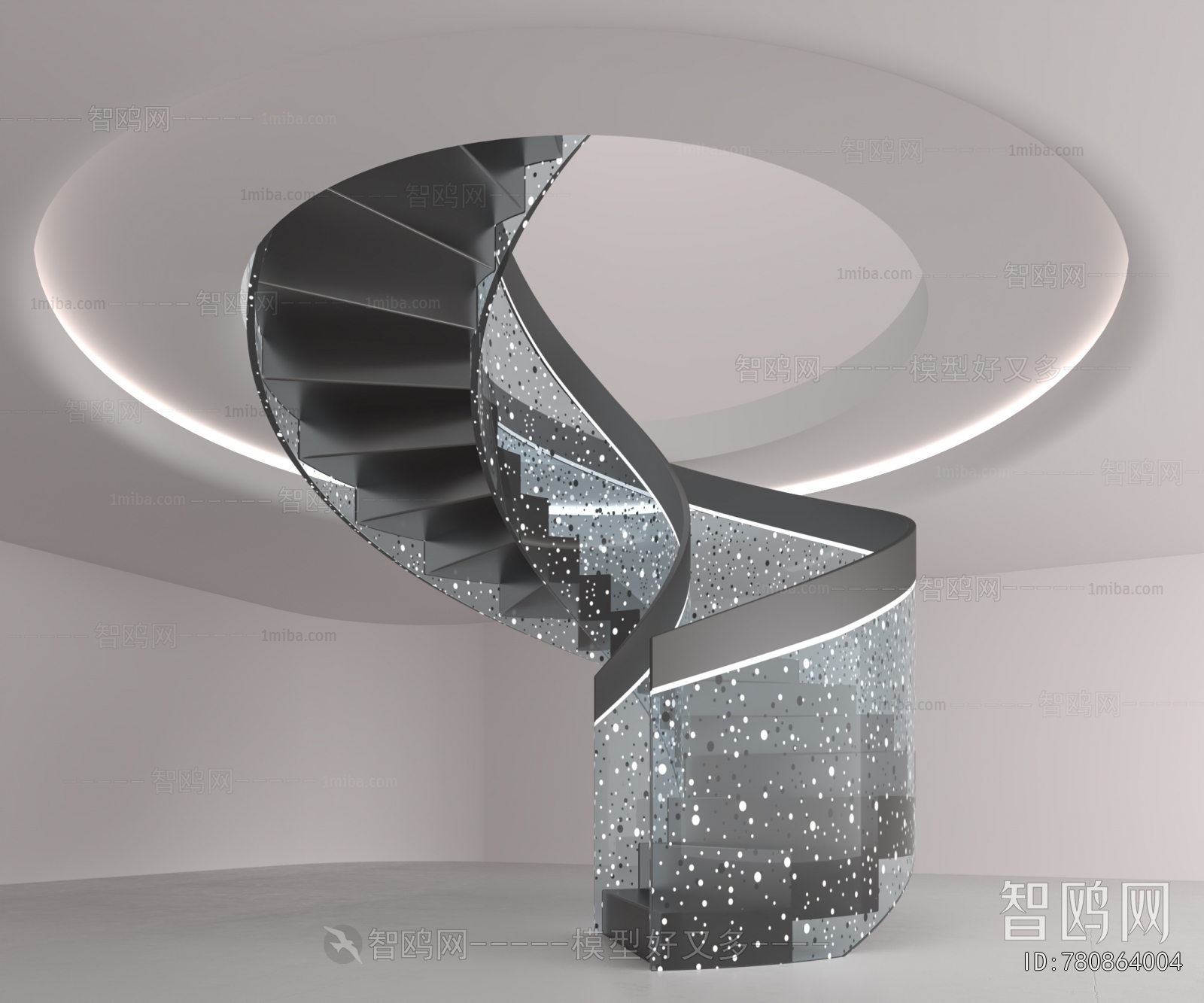 Modern Rotating Staircase