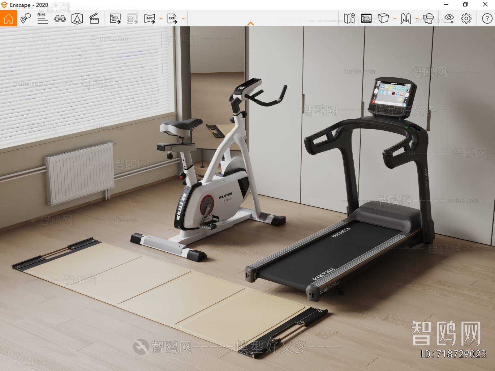 Modern Fitness Equipment