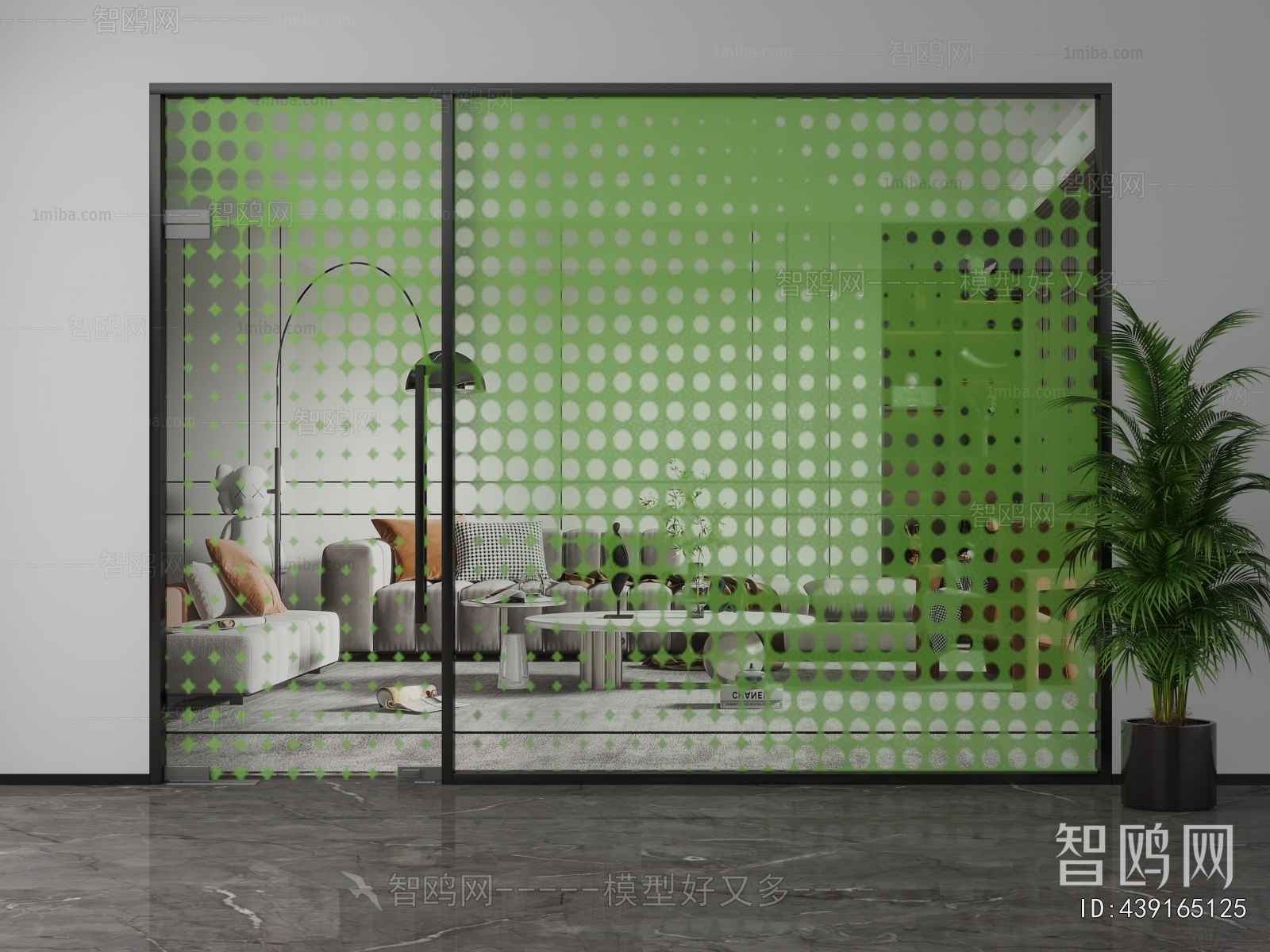 Modern Glass Screen Partition