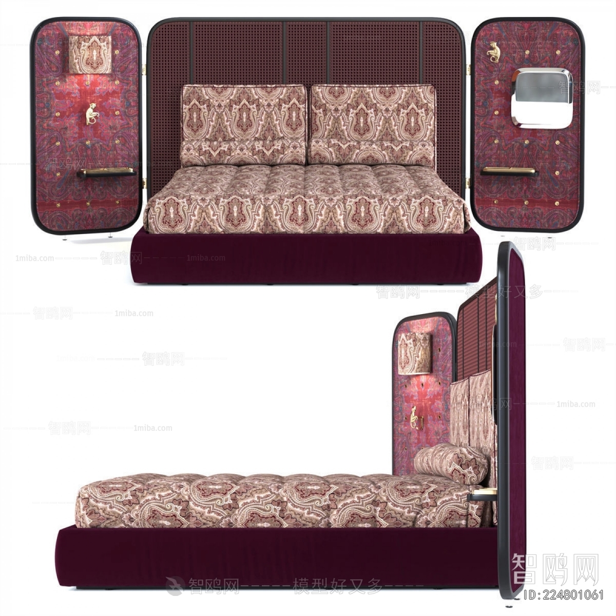 Southeast Asian Style Double Bed