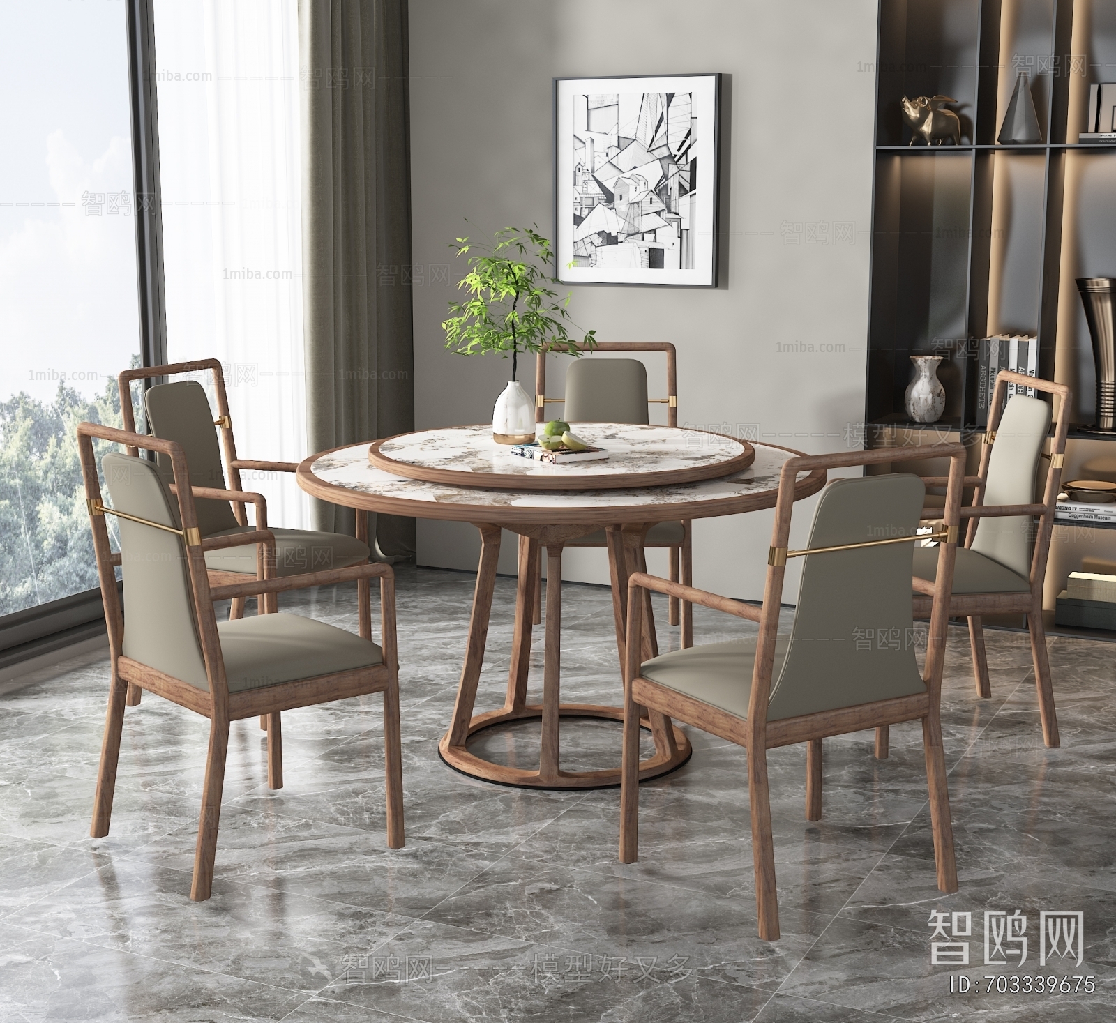 New Chinese Style Dining Table And Chairs