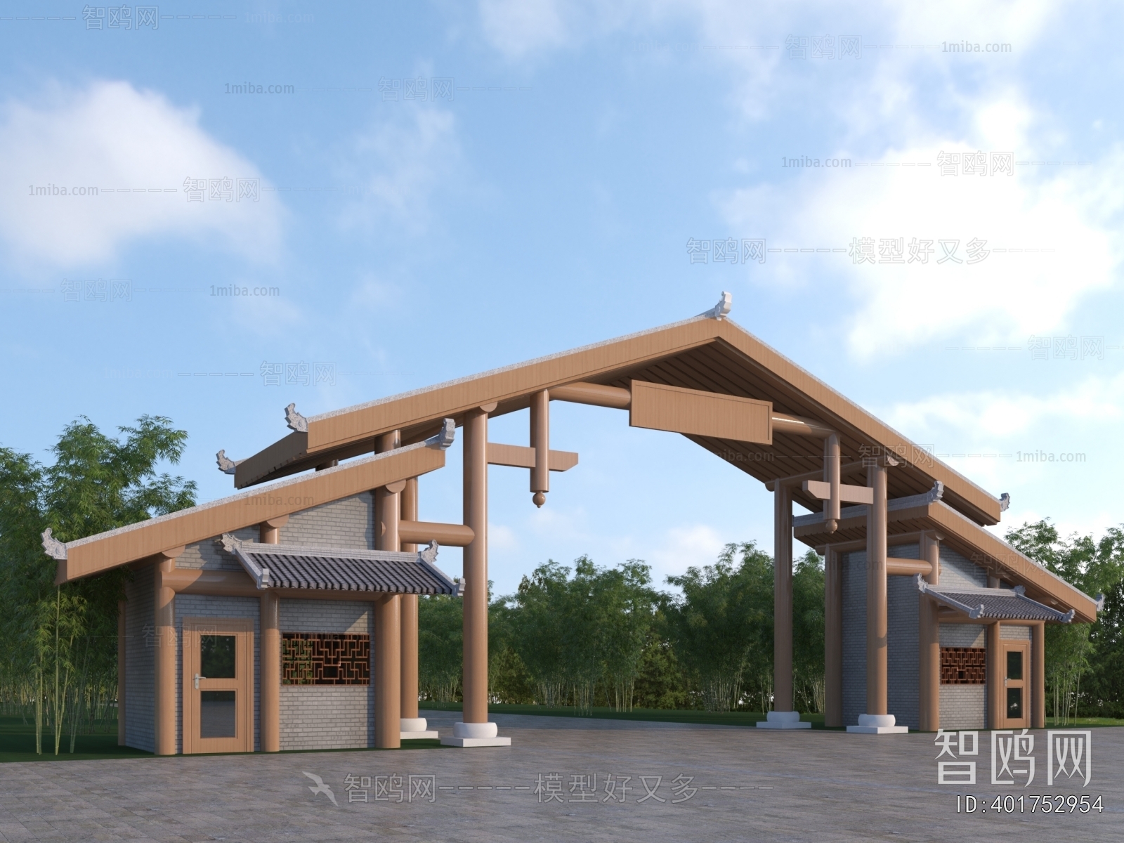 New Chinese Style Facade Element