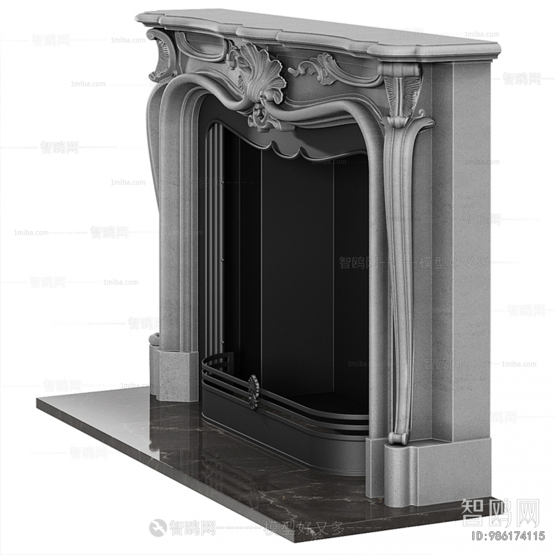 European Style Fireplace