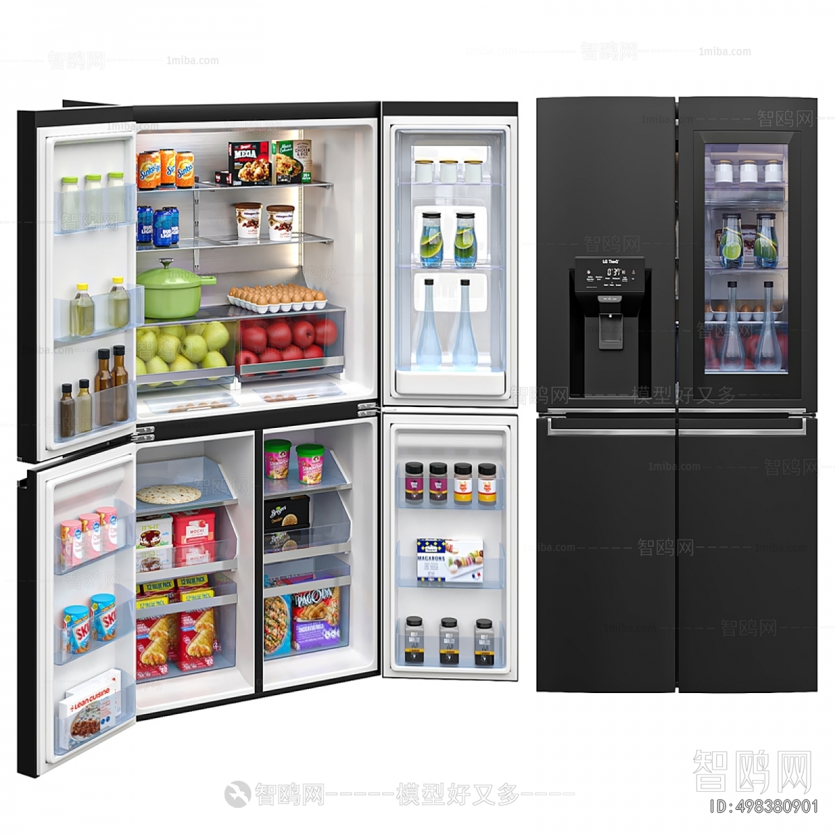 Modern Refrigerator Freezer