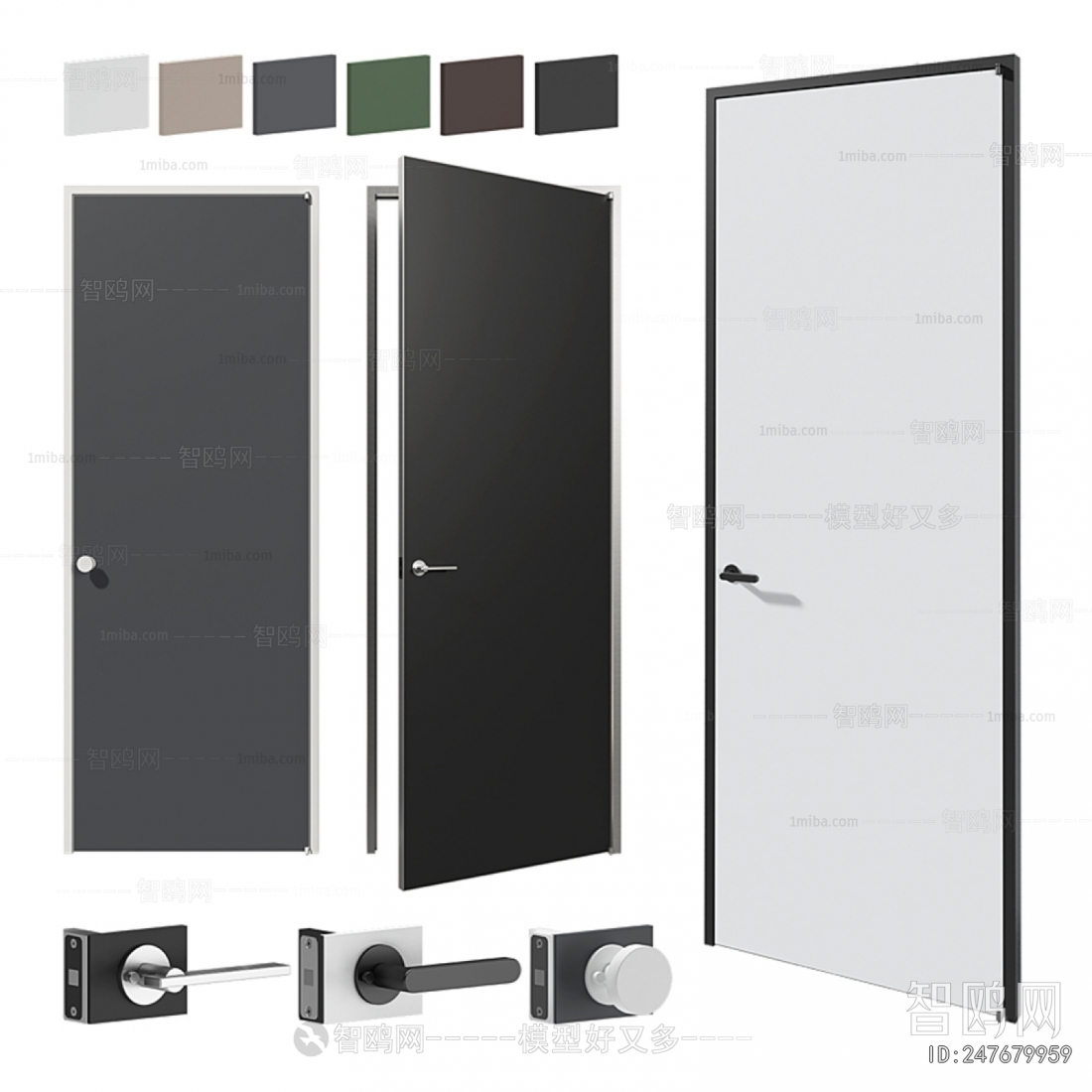 Modern Single Door