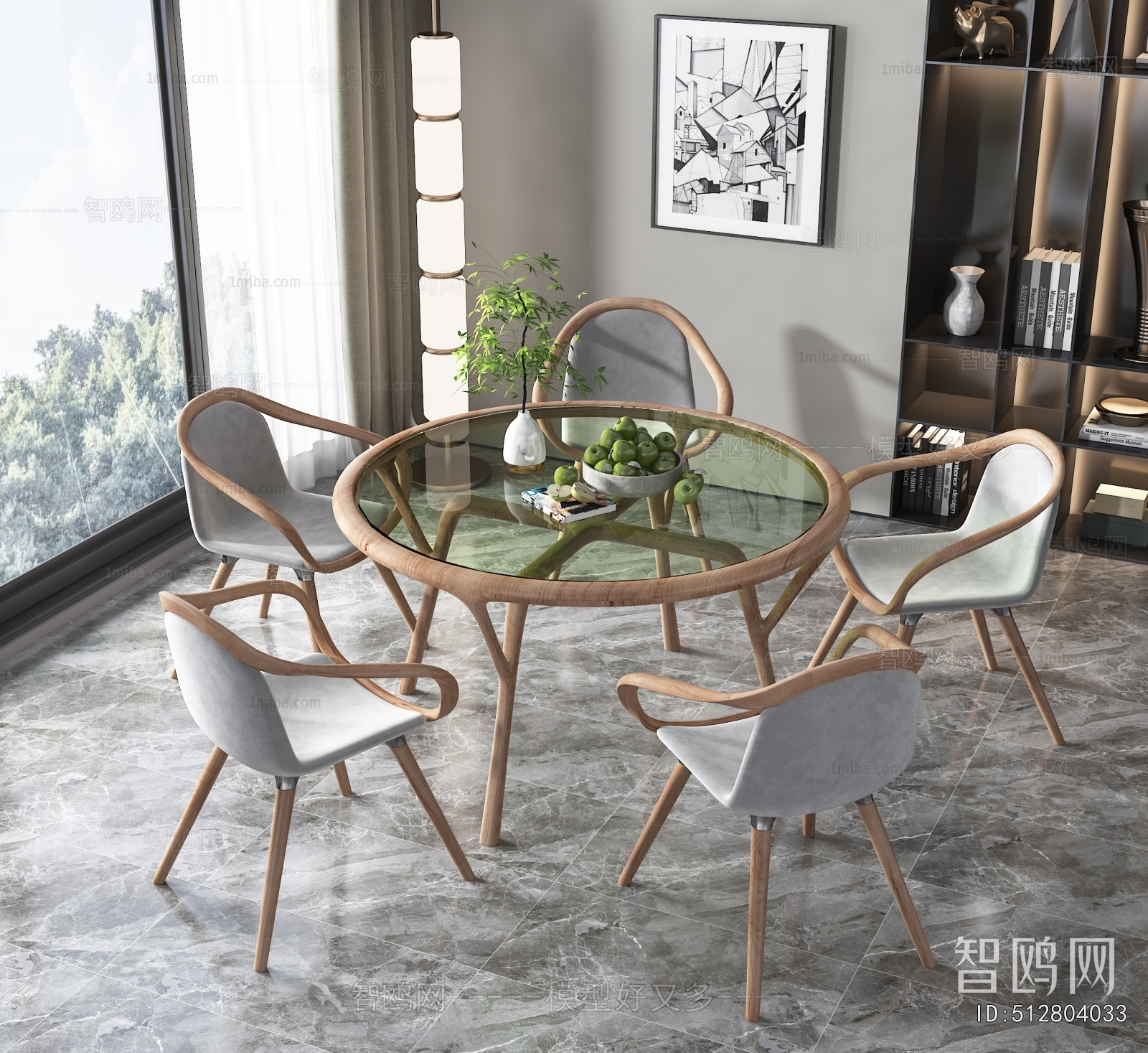 Nordic Style Dining Table And Chairs