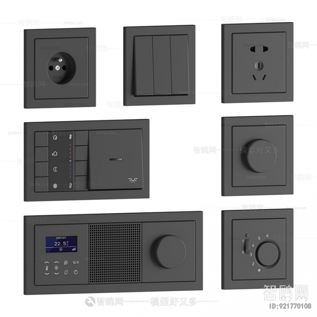 Modern Switch Socket Panel