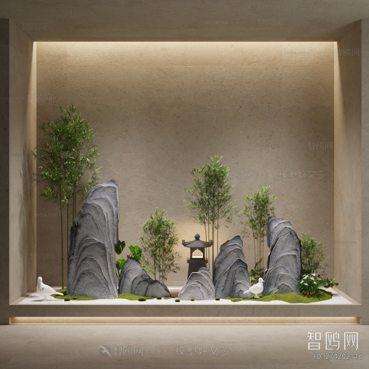 New Chinese Style Plant Landscaping