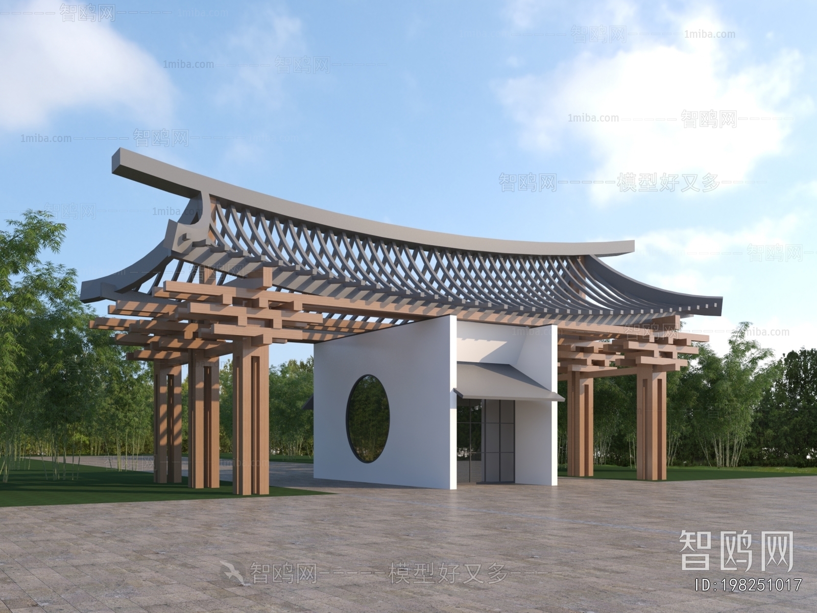 New Chinese Style Facade Element