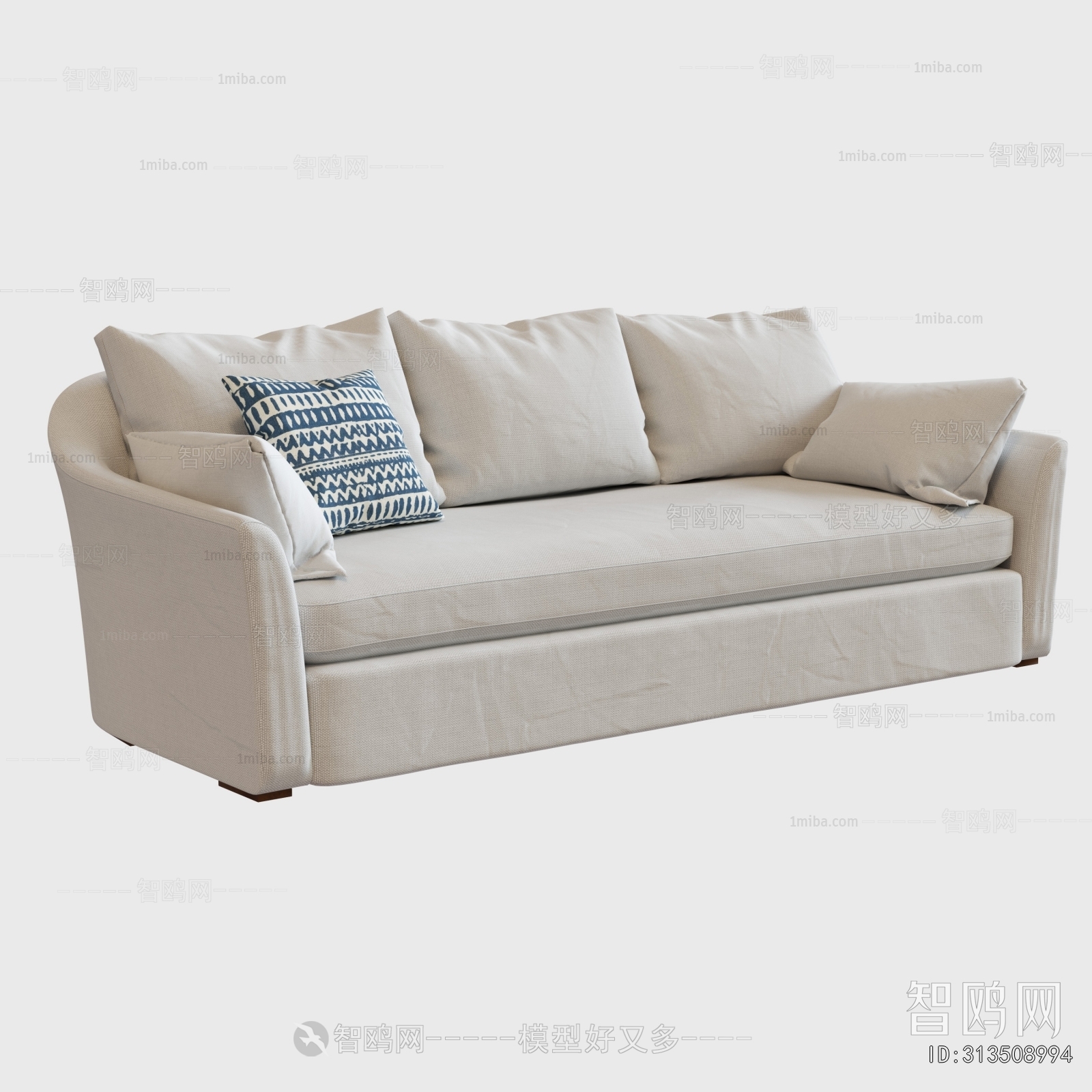 Modern Three-seat Sofa