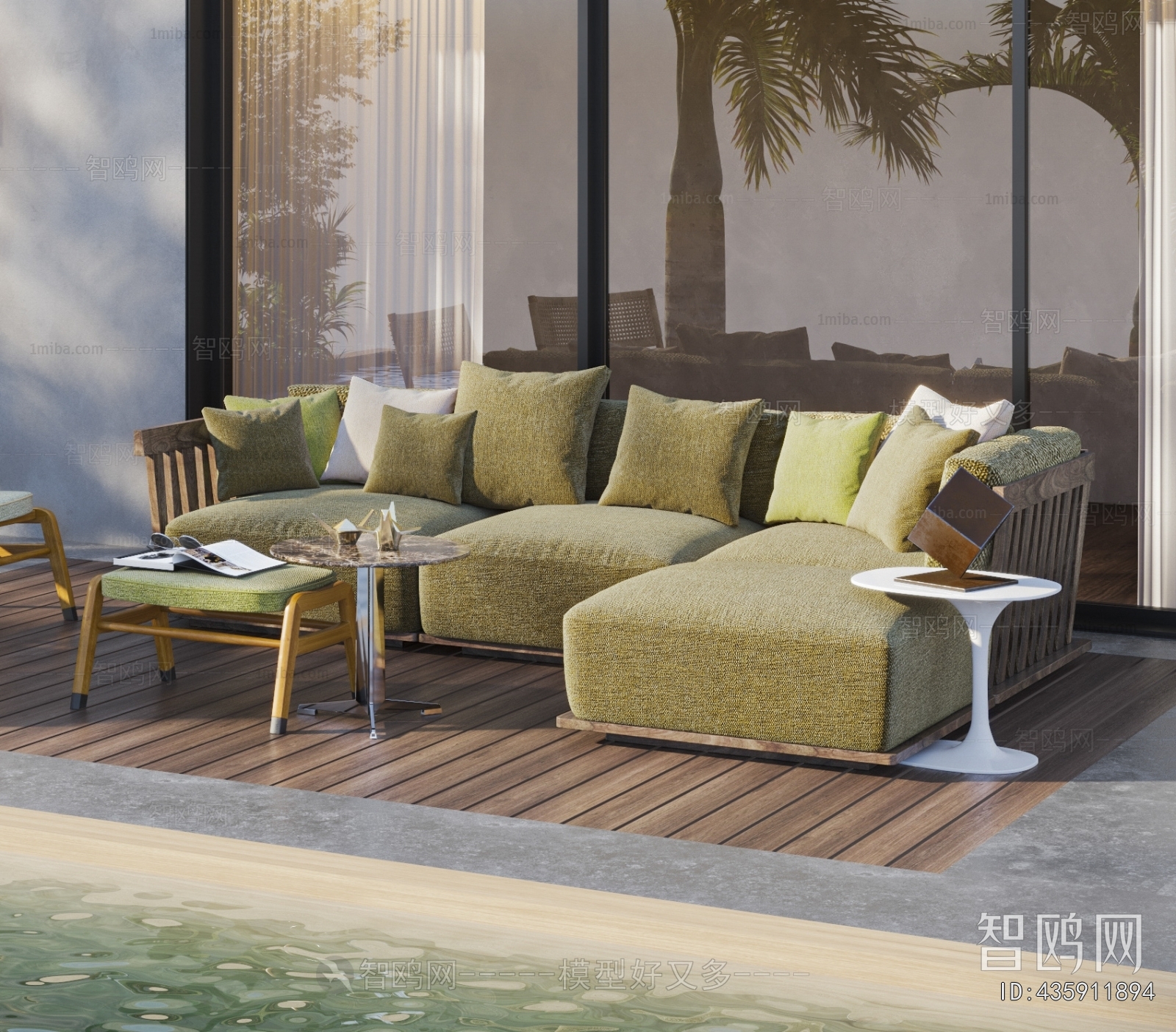 Modern Outdoor Sofa