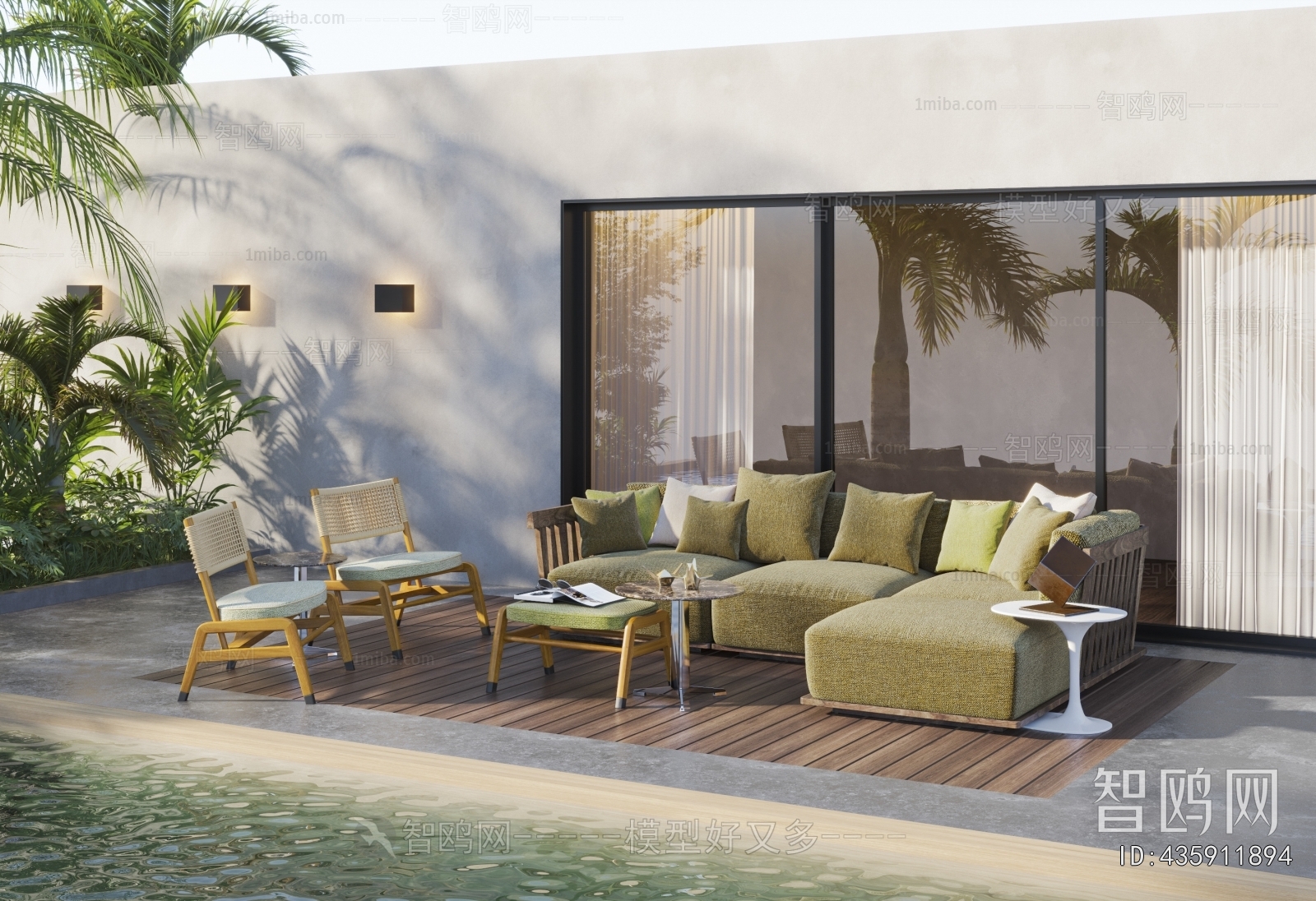 Modern Outdoor Sofa