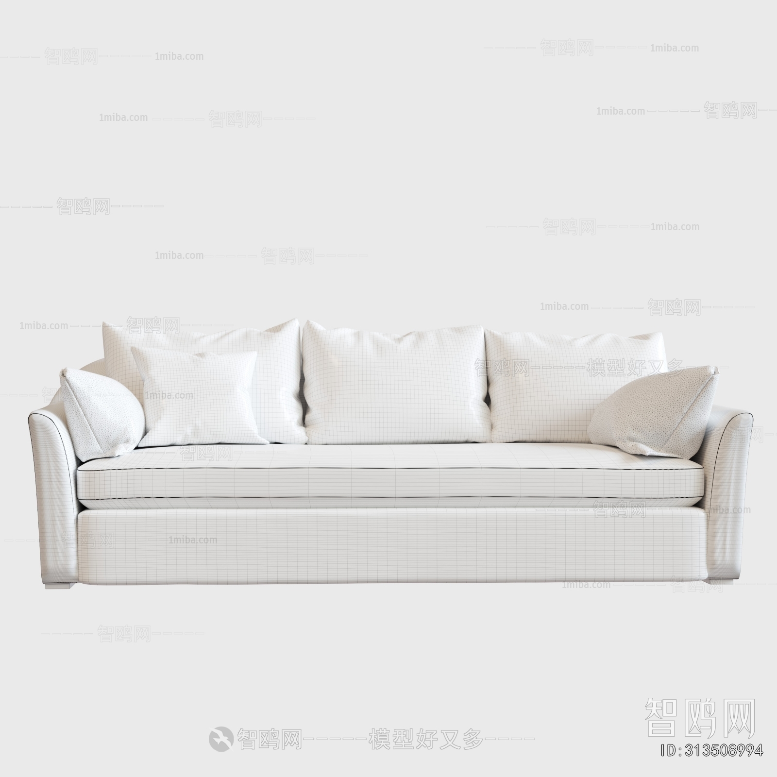 Modern Three-seat Sofa