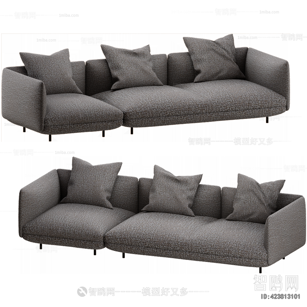 Modern Three-seat Sofa