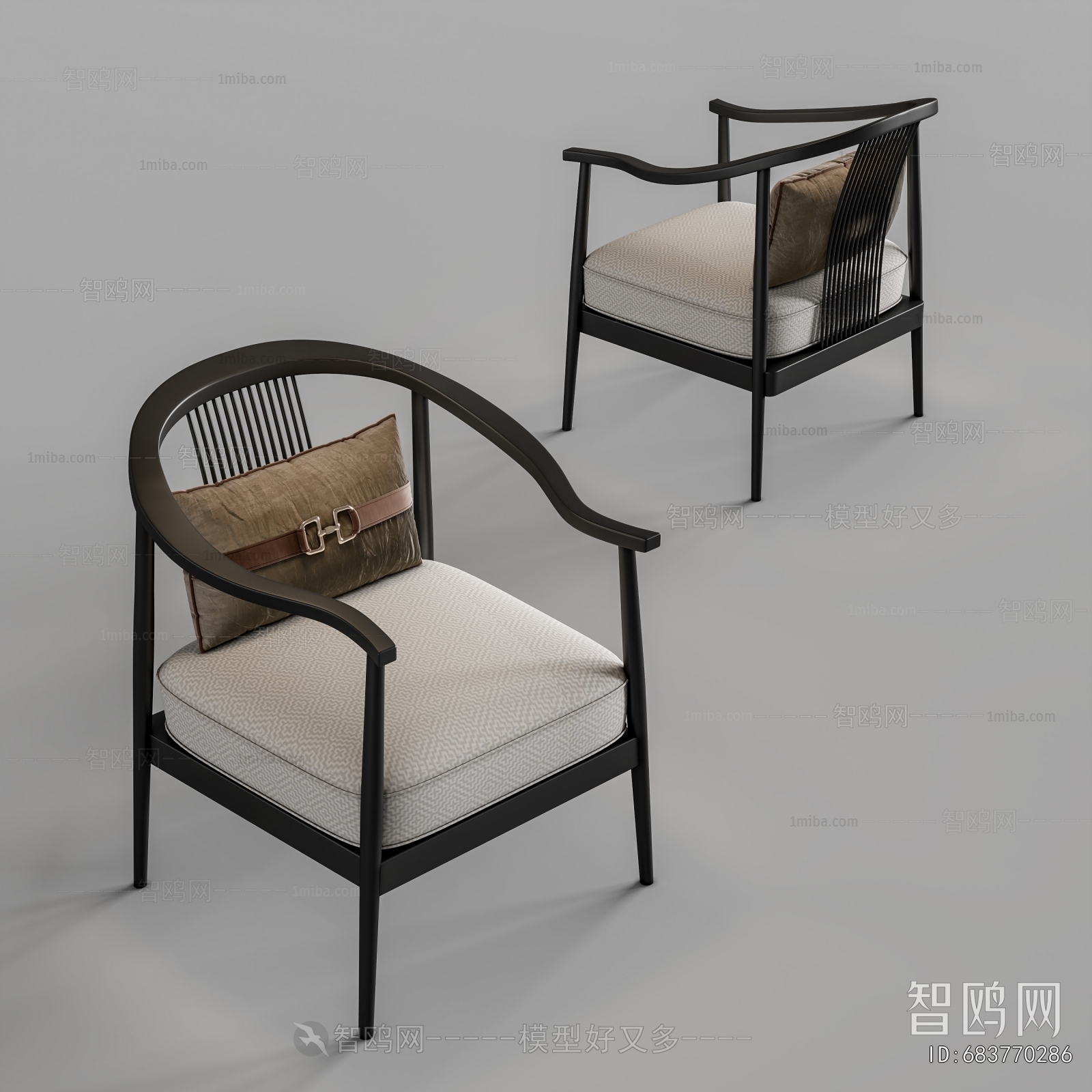 New Chinese Style Lounge Chair