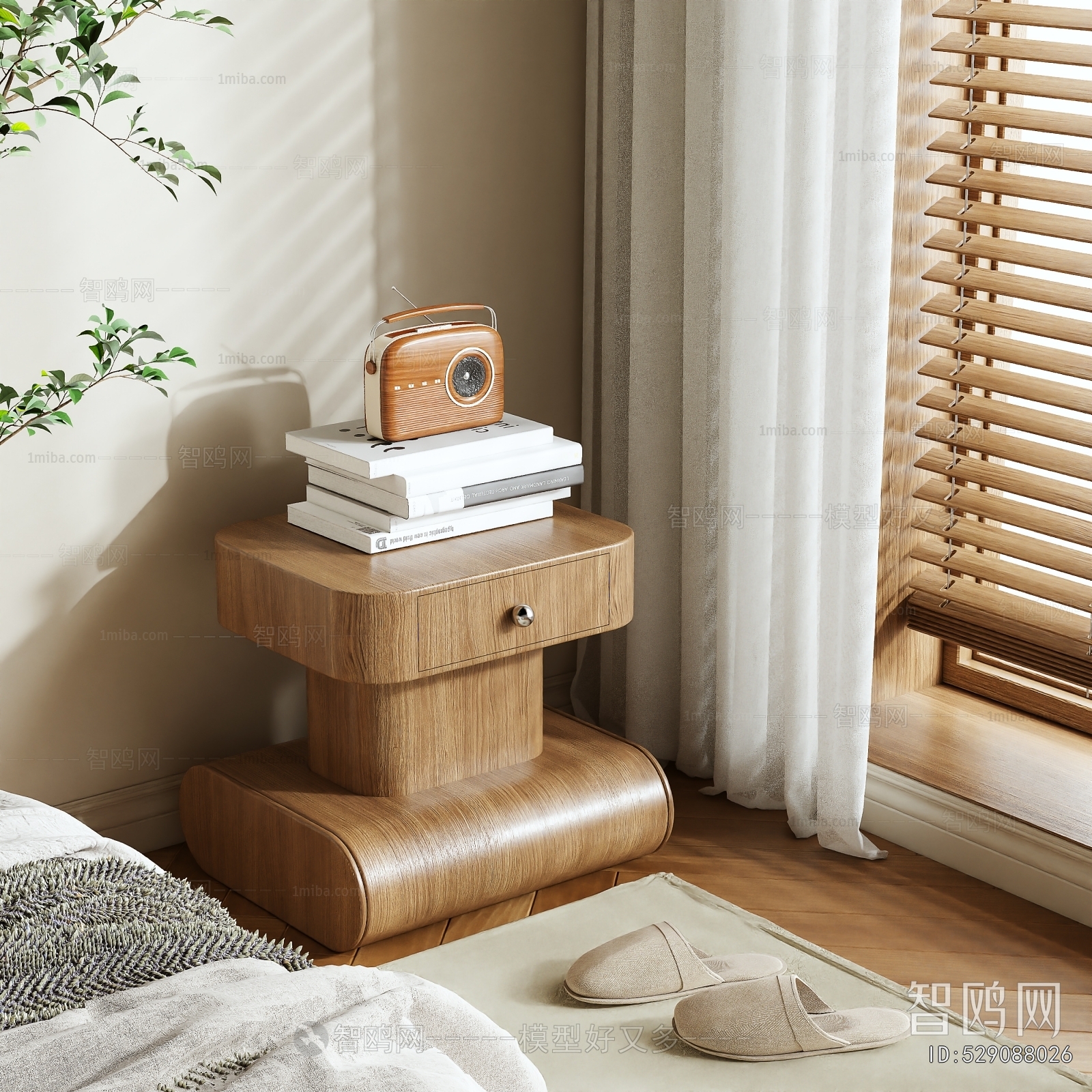 Modern Bedside Cupboard