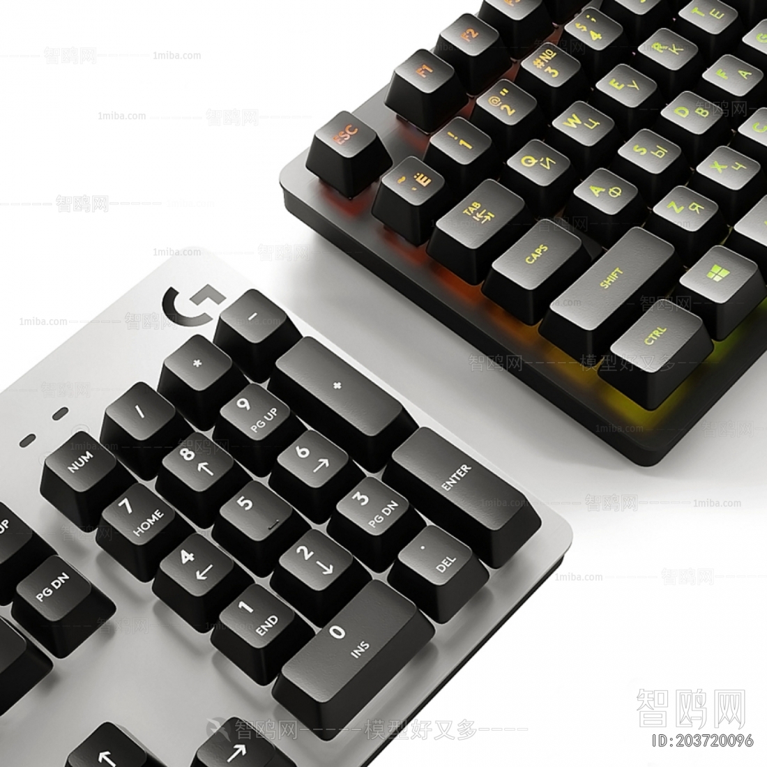 Modern Keyboard And Mouse