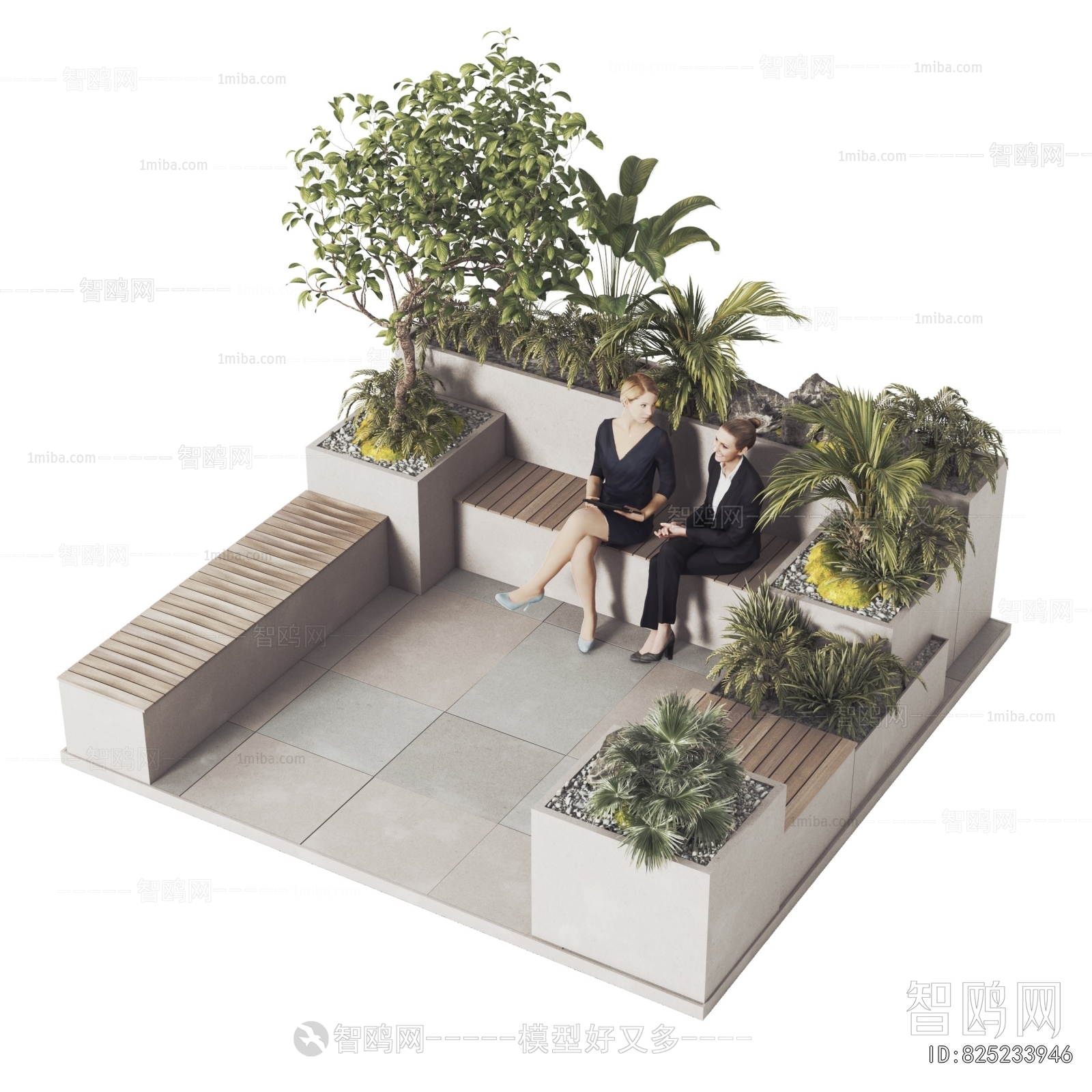 Modern Flower Bed, Flower Bowl, Flower Box