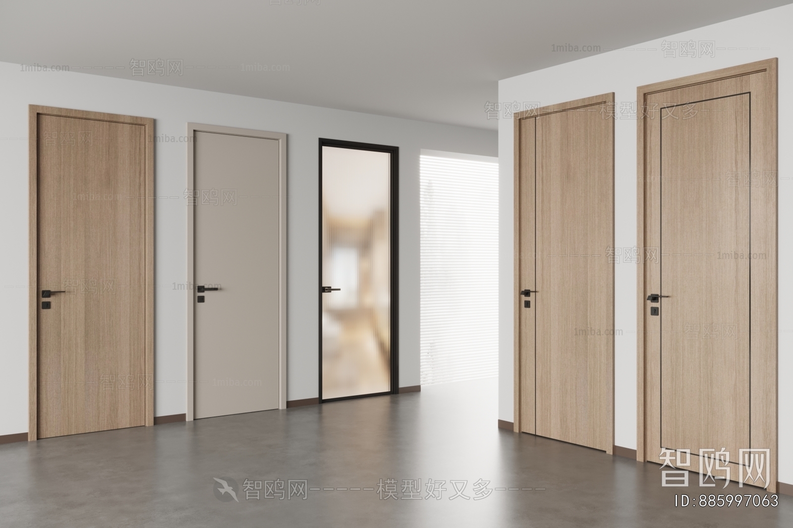 Modern Single Door